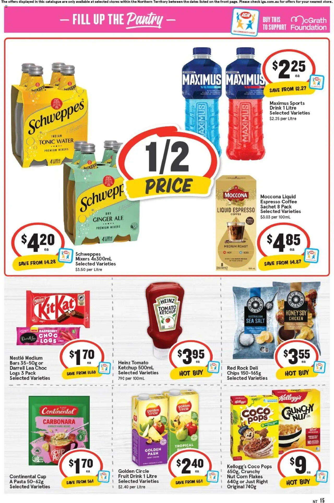 IGA catalogue - valid from 17.09.2025 | Page: 11 | Products: Honey, Salt, Moccona, Foundation