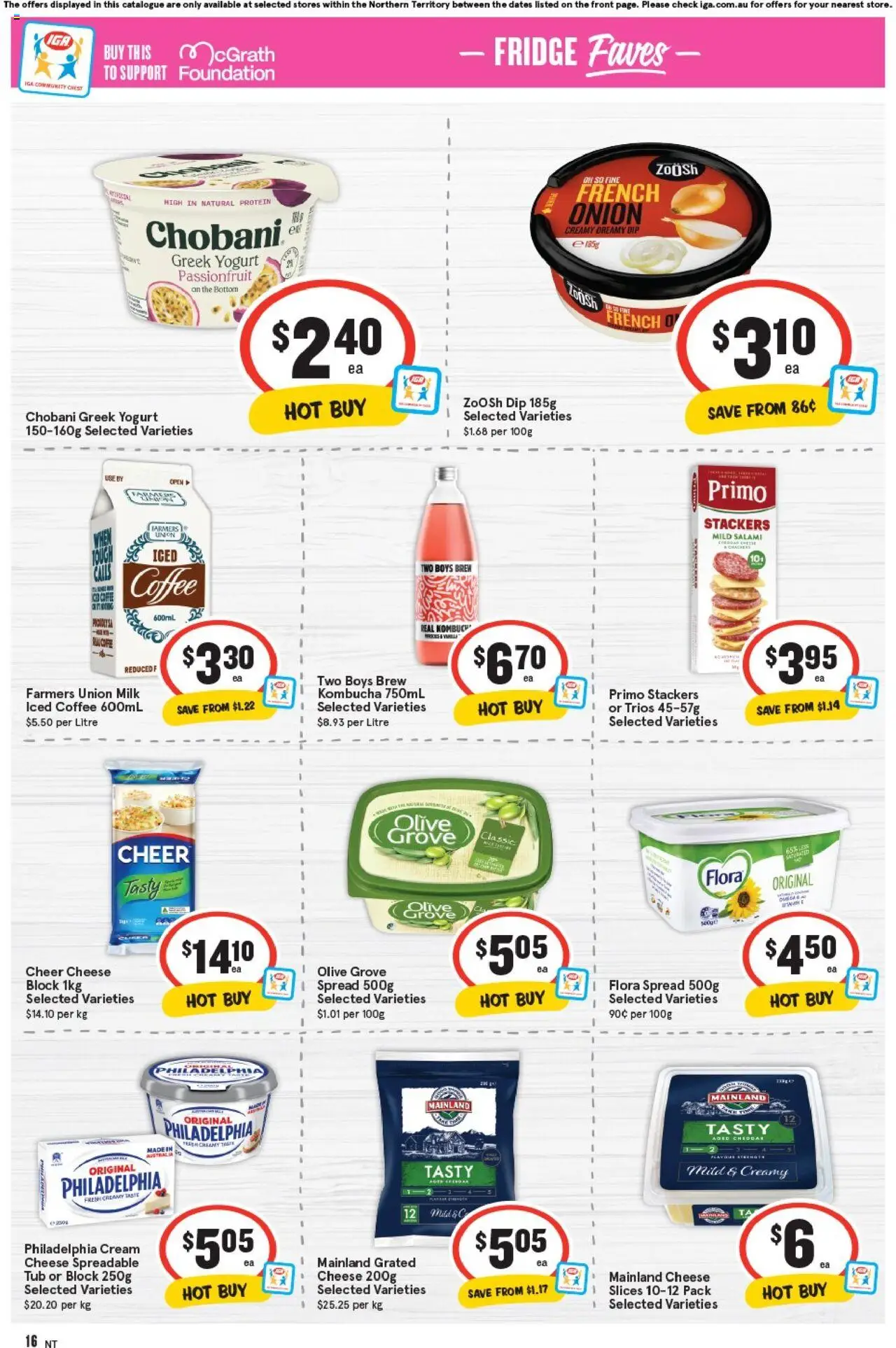 IGA catalogue - valid from 17.09.2025 | Page: 12 | Products: Milk, Cheese, Passionfruit, Cream