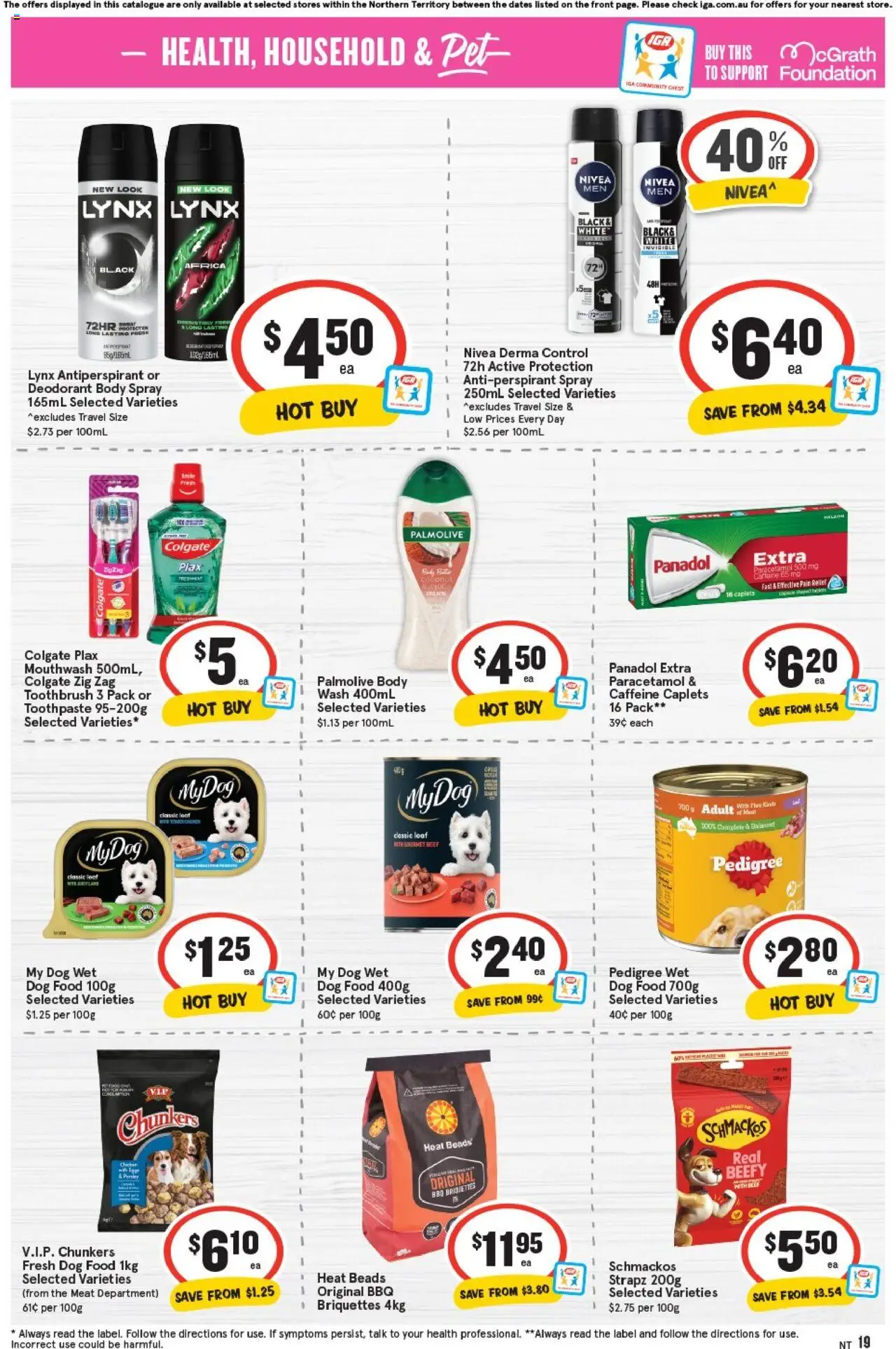 IGA catalogue - valid from 17.09.2025 | Page: 15 | Products: Meat, Toothpaste, Toothbrush, Foundation