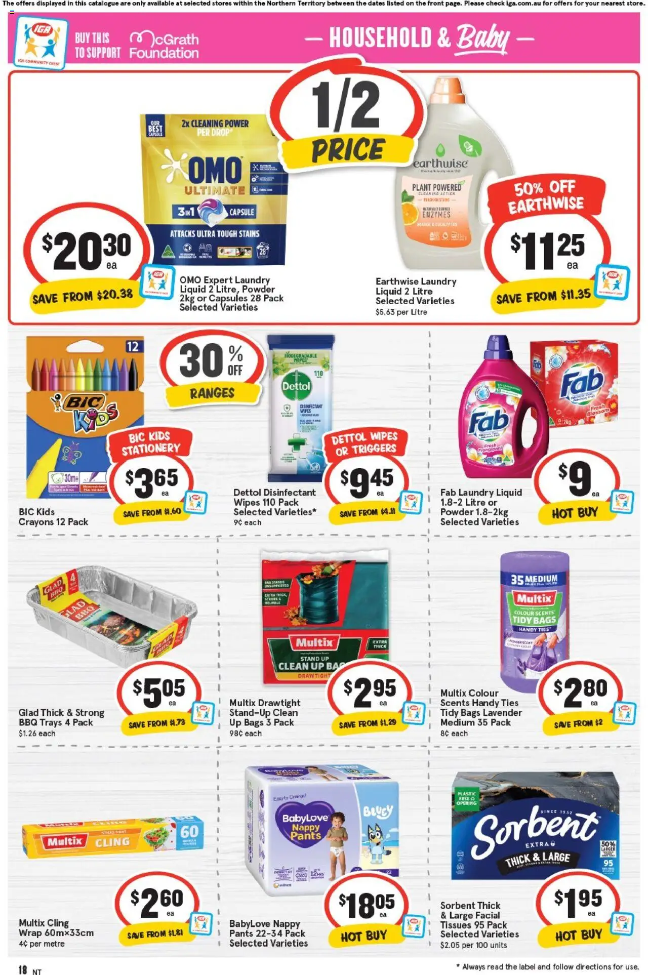 IGA catalogue - valid from 17.09.2025 | Page: 14 | Products: Plant, Foundation, Laundry, Tissues