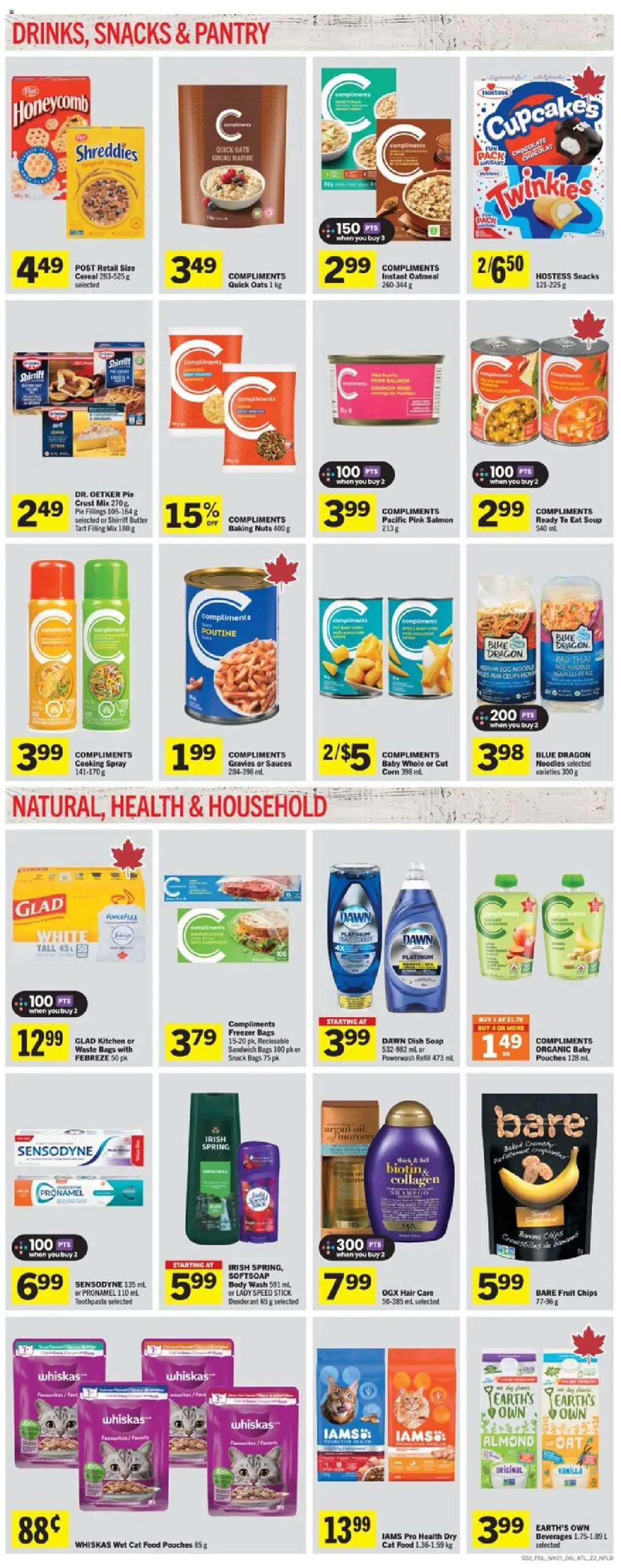 Foodland flyer valid from 18.09.2025 | Page: 6 | Products: Noodles, Soap, Butter, Oil