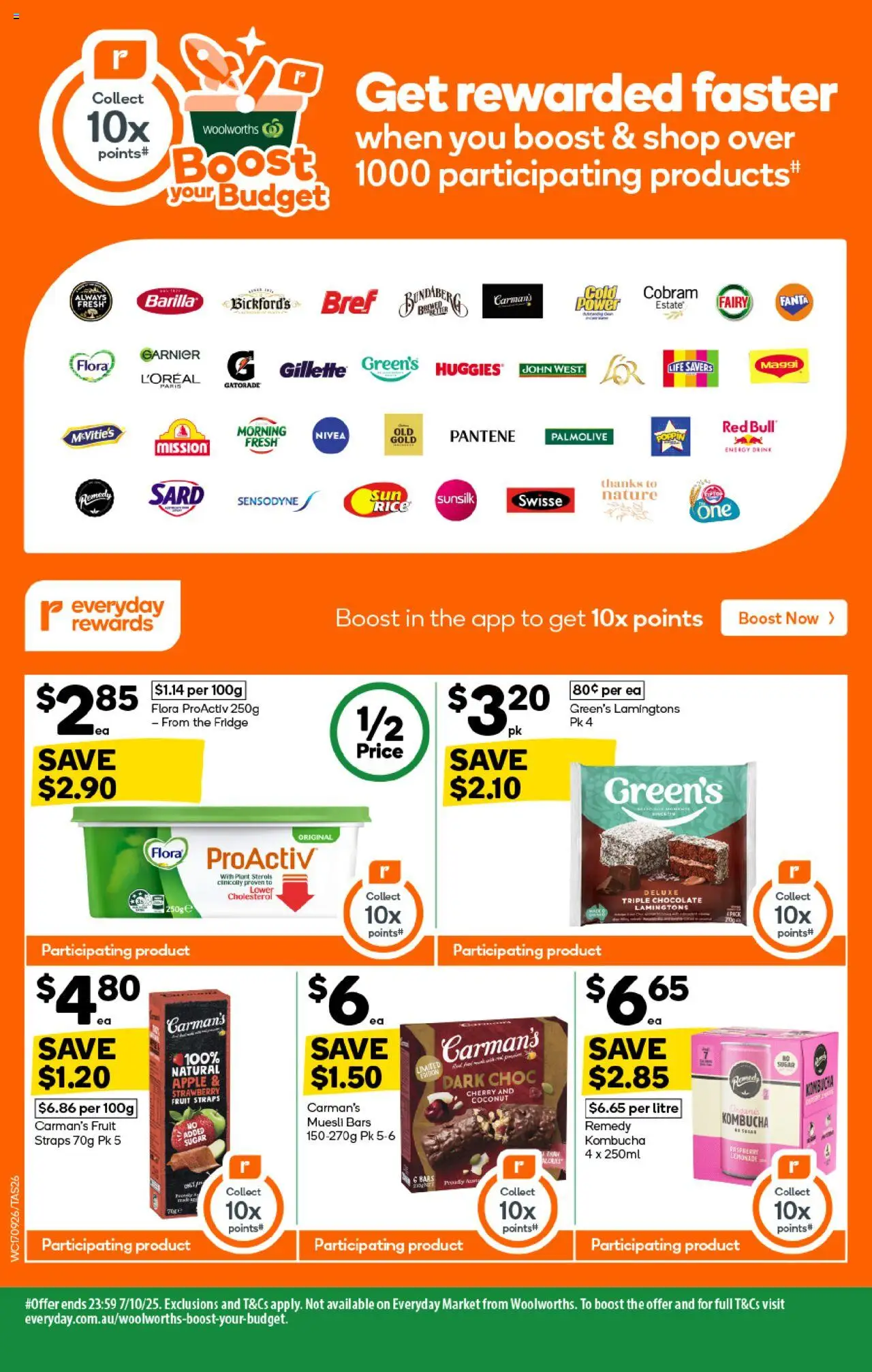 Woolworths catalogue - valid from 17.09.2025 | Page: 24 | Products: Chocolate, Sugar, Lamingtons, Fridge