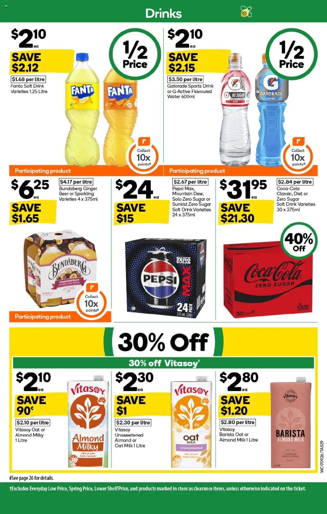 Woolworths catalogue - valid from 17.09.2025 | Page: 27 | Products: Milk, Beer, Pepsi, Water