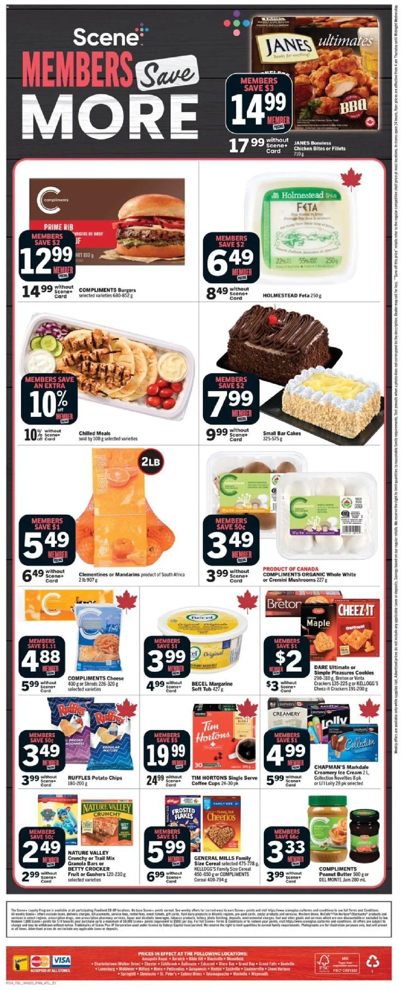 Foodland flyer valid from 11.09.2025 | Page: 2 | Products: Cream, Cookies, Ice cream, Coffee