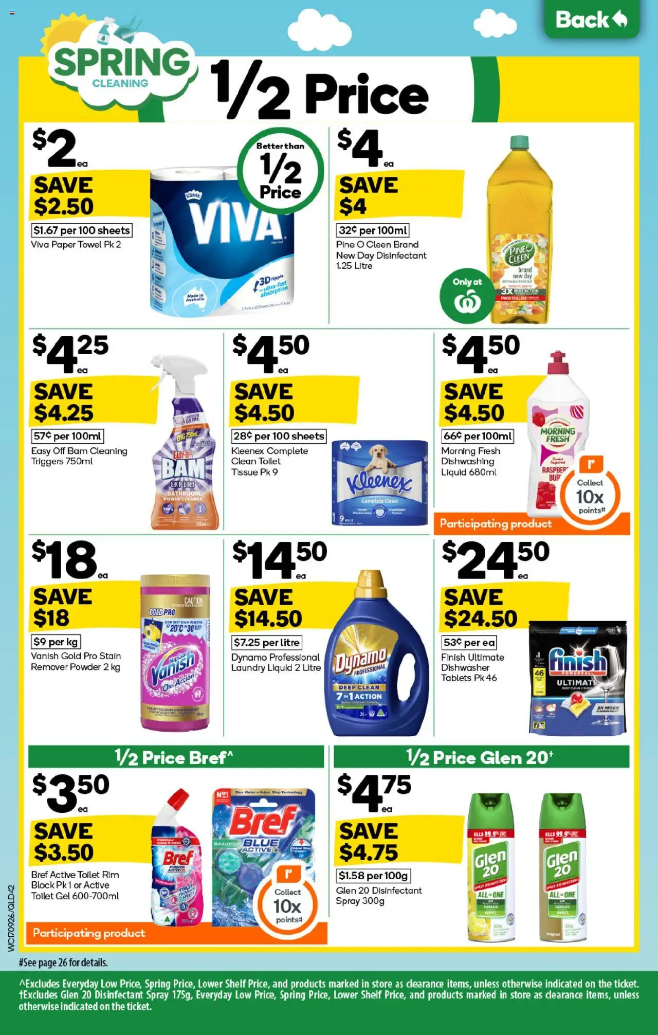 Woolworths catalogue - valid from 17.09.2025 | Page: 40 | Products: Shelf, Powder, Stain remover, Bathroom