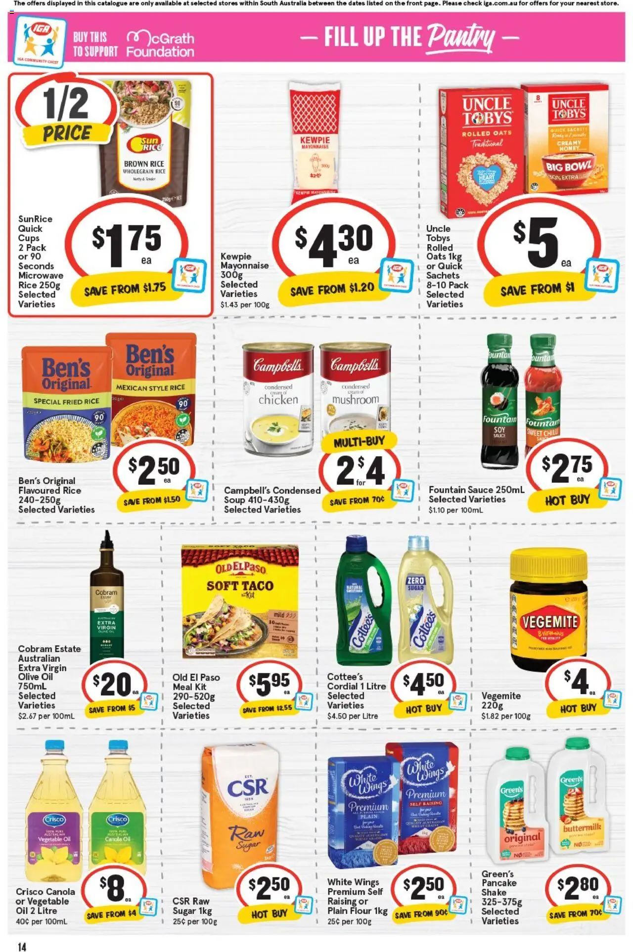 IGA catalogue - valid from 17.09.2025 | Page: 10 | Products: Honey, Mayonnaise, Fountain, Chilli