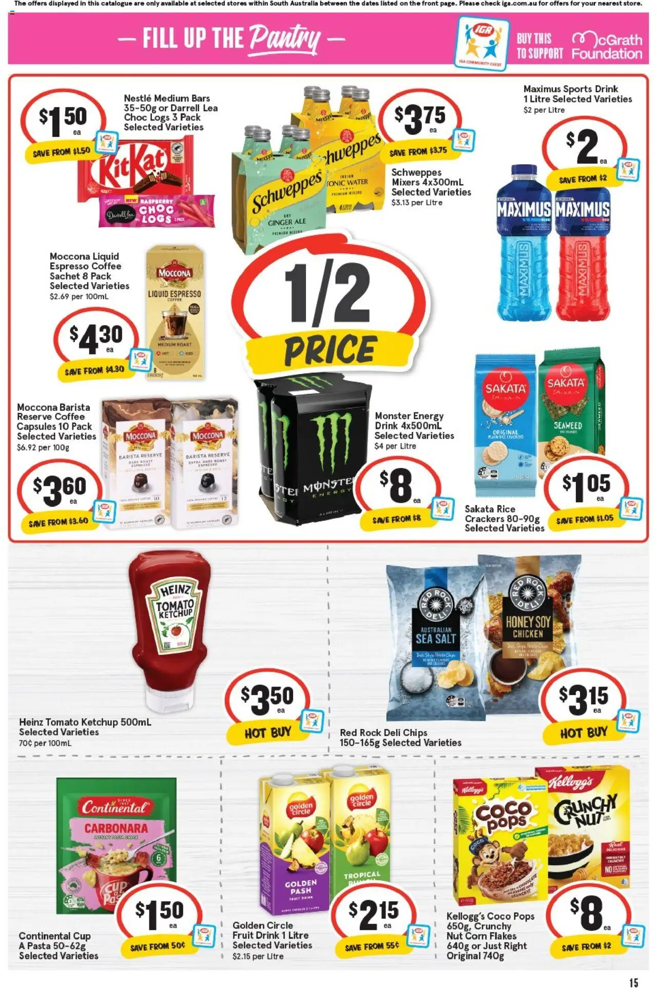 IGA catalogue - valid from 17.09.2025 | Page: 11 | Products: Crackers, Ginger, Ketchup, Raspberry