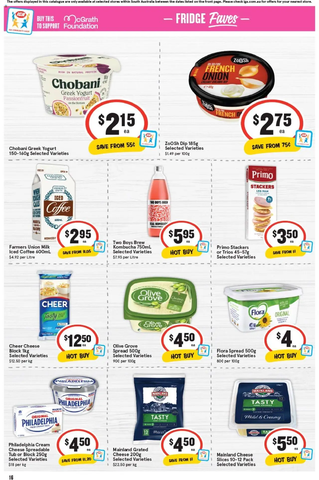 IGA catalogue - valid from 17.09.2025 | Page: 12 | Products: Cheese, Coffee, Ham, Fridge
