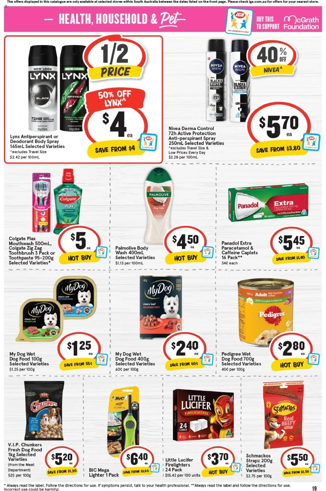 IGA catalogue - valid from 17.09.2025 | Page: 15 | Products: Beef, Mouthwash, Toothbrush, Foundation