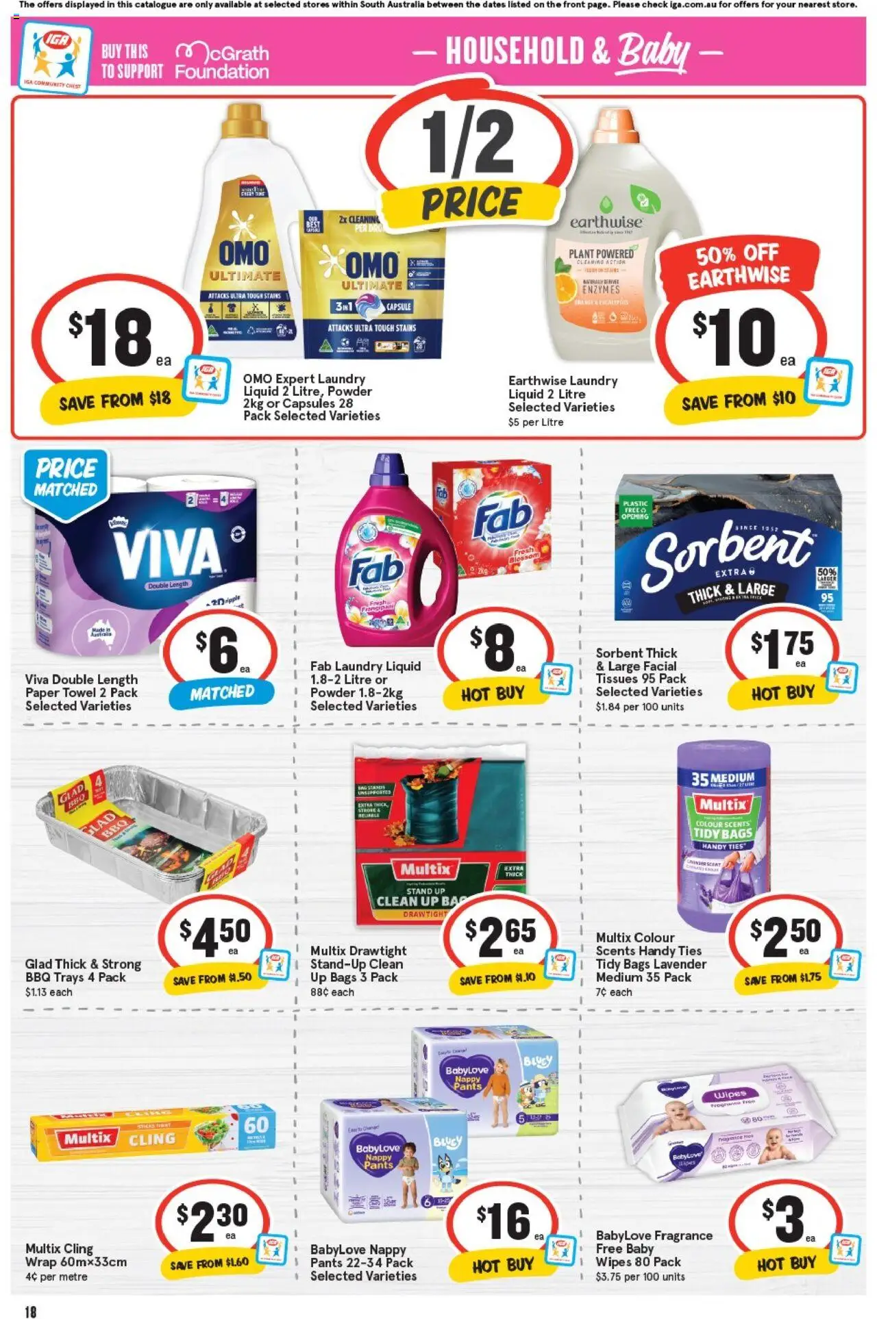 IGA catalogue - valid from 17.09.2025 | Page: 14 | Products: Household, Fragrance, Foundation, Laundry