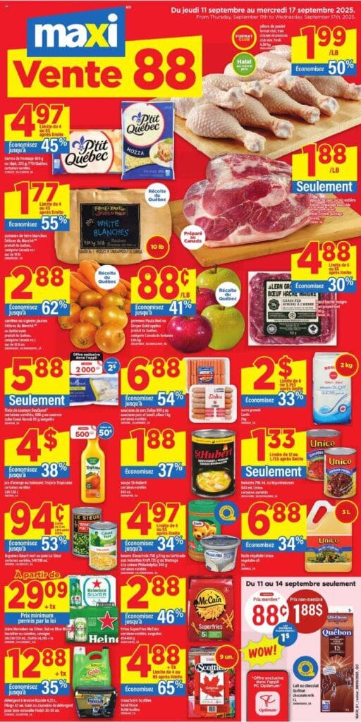 MAXI And Cie Flyer Thursday 11 September