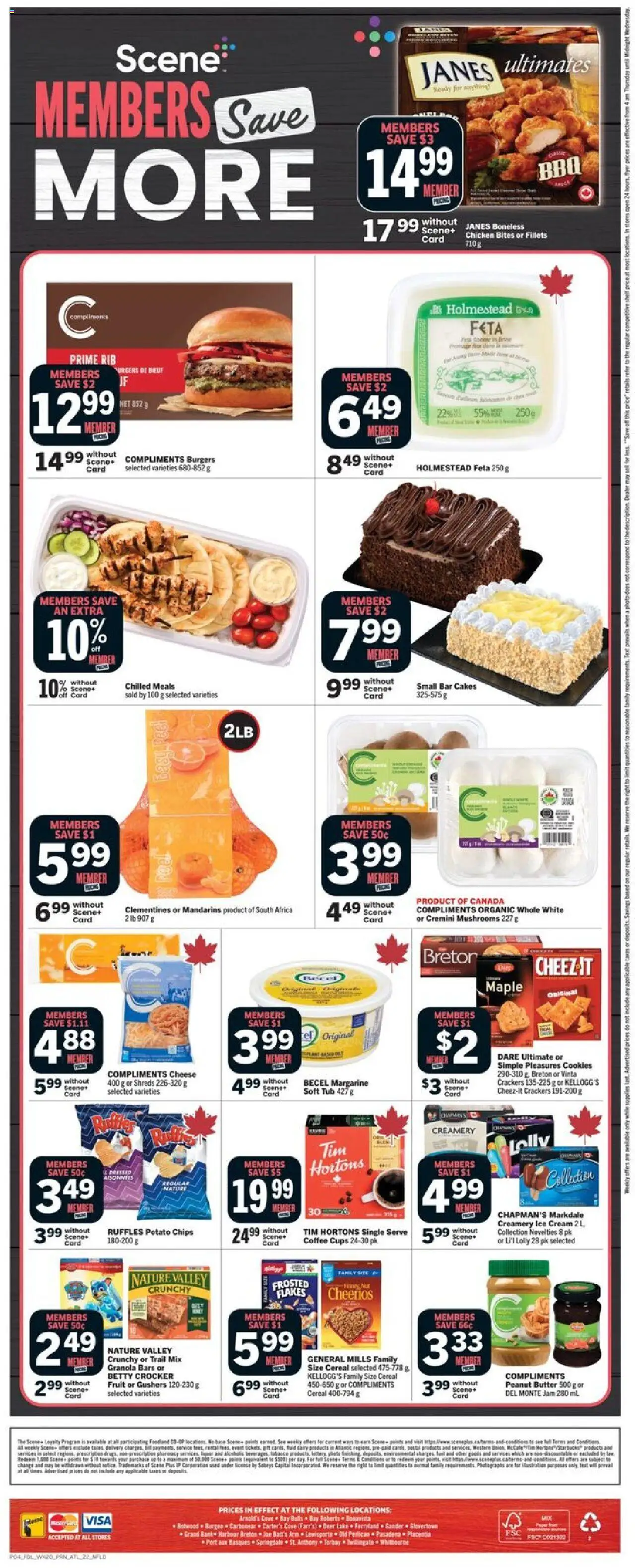 Foodland flyer valid from 11.09.2025 | Page: 2 | Products: Chips, Ice cream, Cheese, Chicken