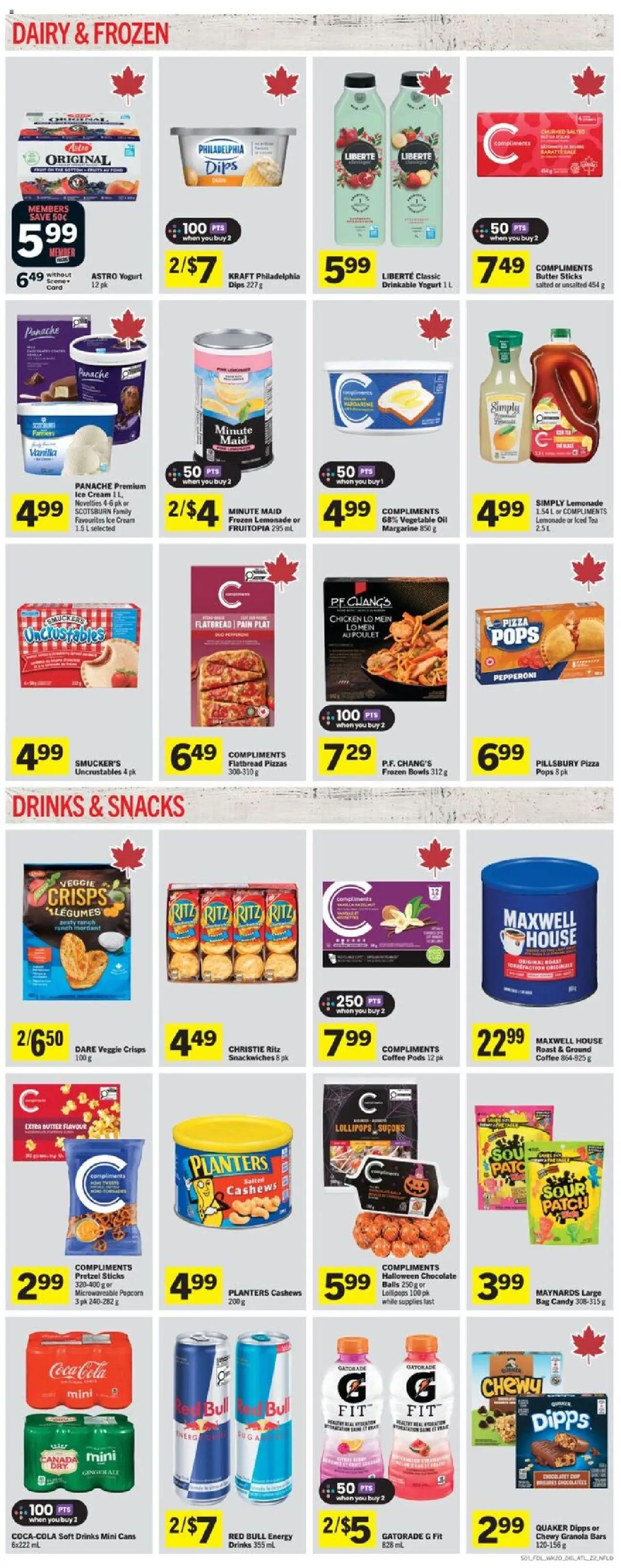 Foodland flyer valid from 11.09.2025 | Page: 5 | Products: Bag, Butter, Coffee, Chocolate