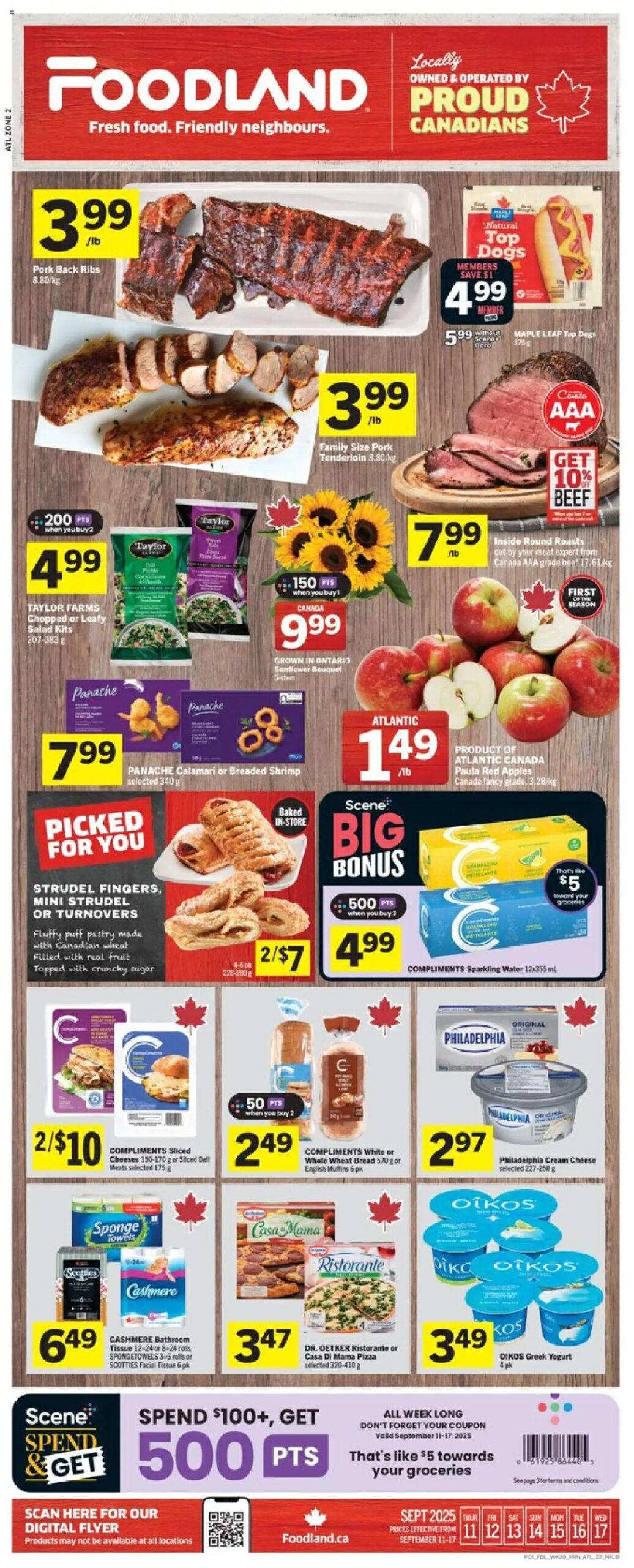Foodland flyer for next week Thursday 11 September