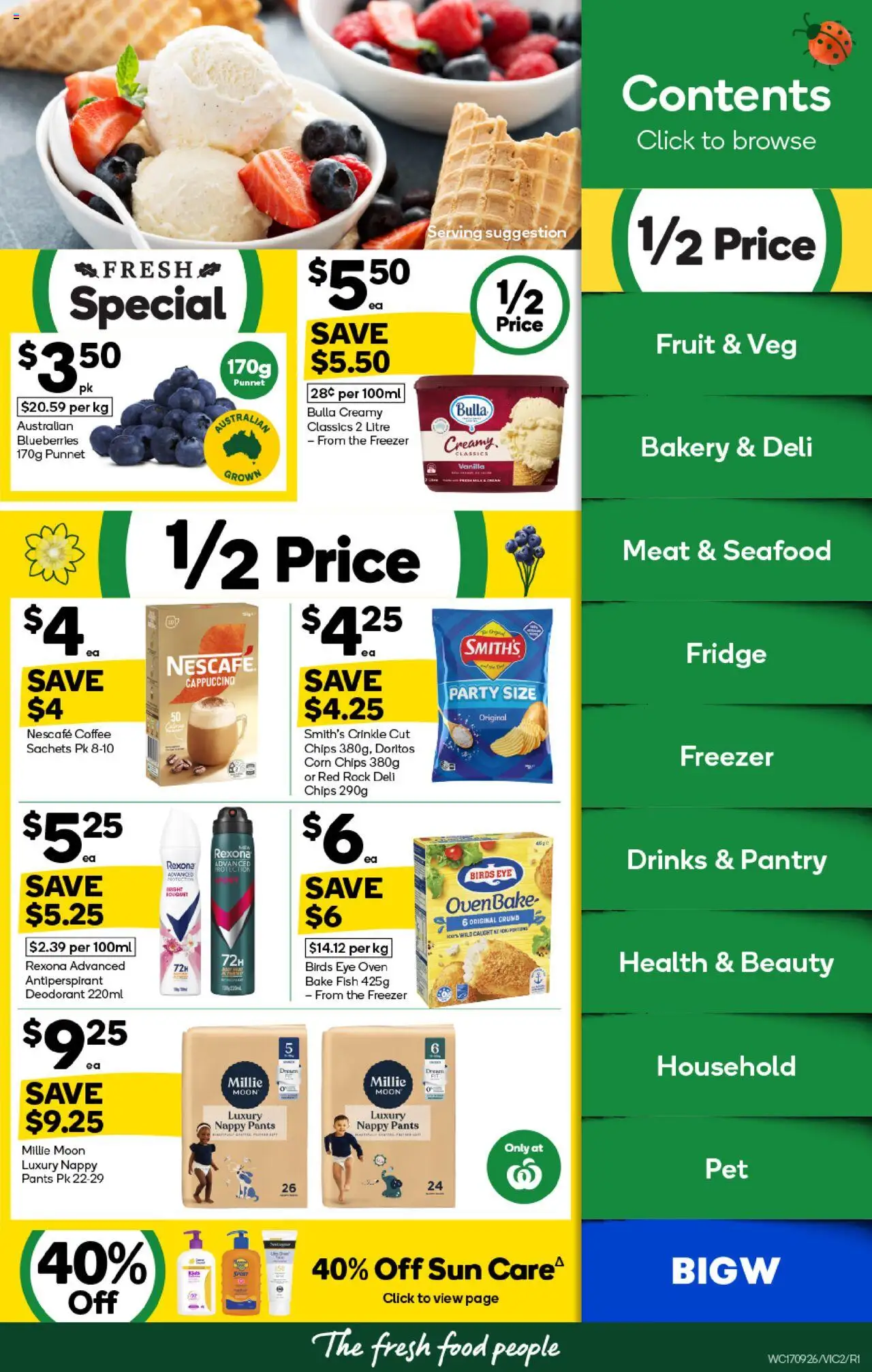 Woolworths catalogue - valid from 17.09.2025 | Page: 2 | Products: Coffee, Deodorant, Nescafe, Bakery