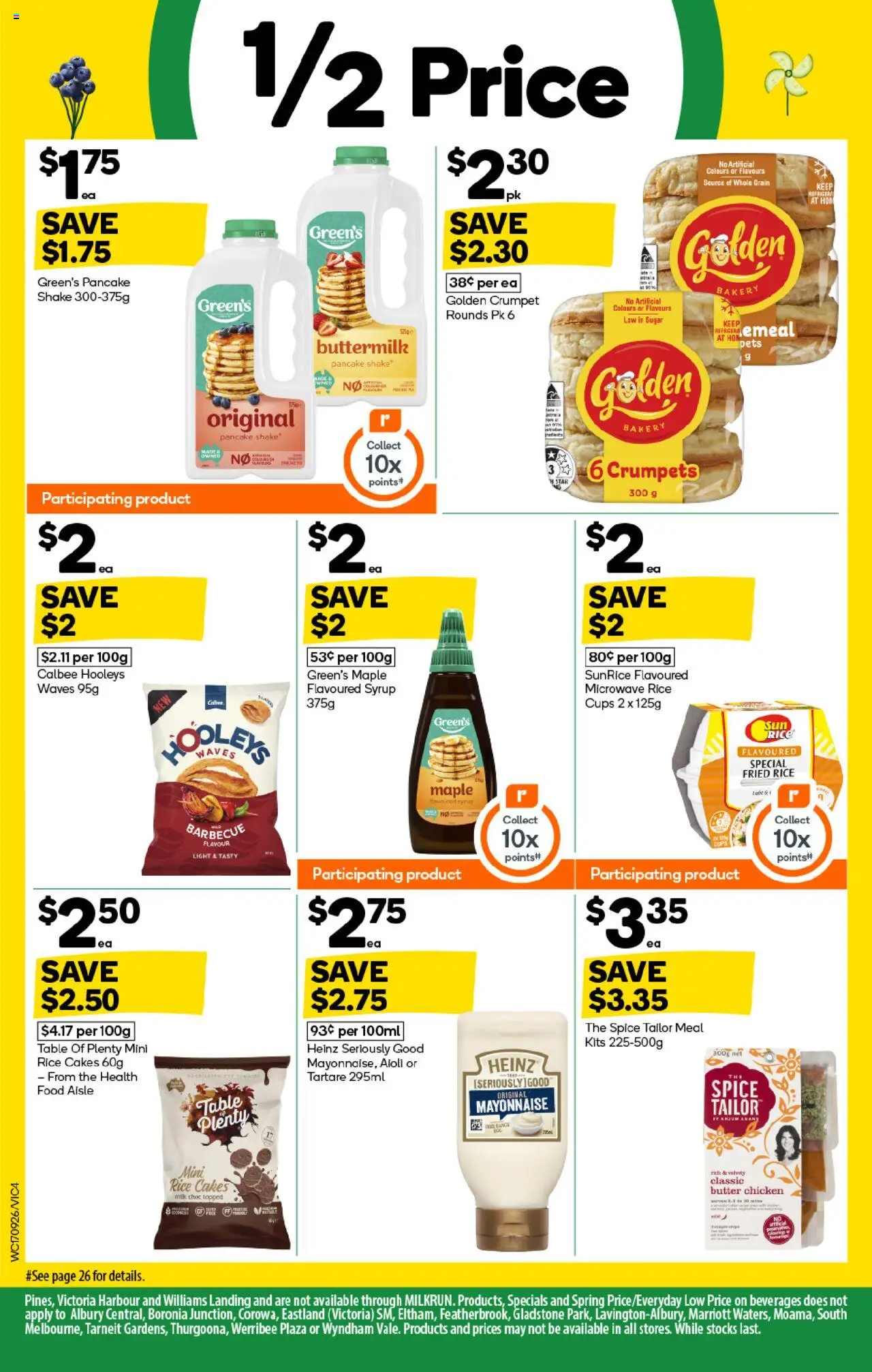 Woolworths catalogue - valid from 17.09.2025 | Page: 4 | Products: Light, Crumpets, Butter, Sugar