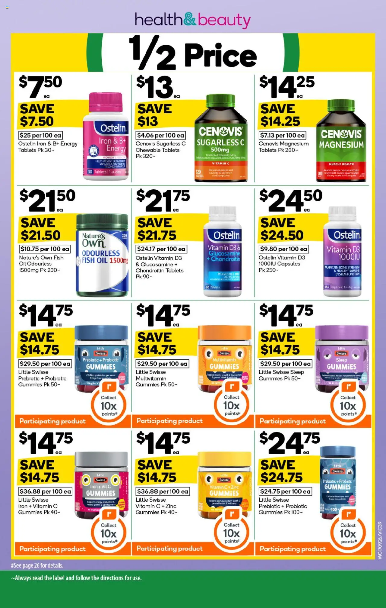 Woolworths catalogue - valid from 17.09.2025 | Page: 37 | Products: Fish oil, Multivitamin, Iron, Tablets