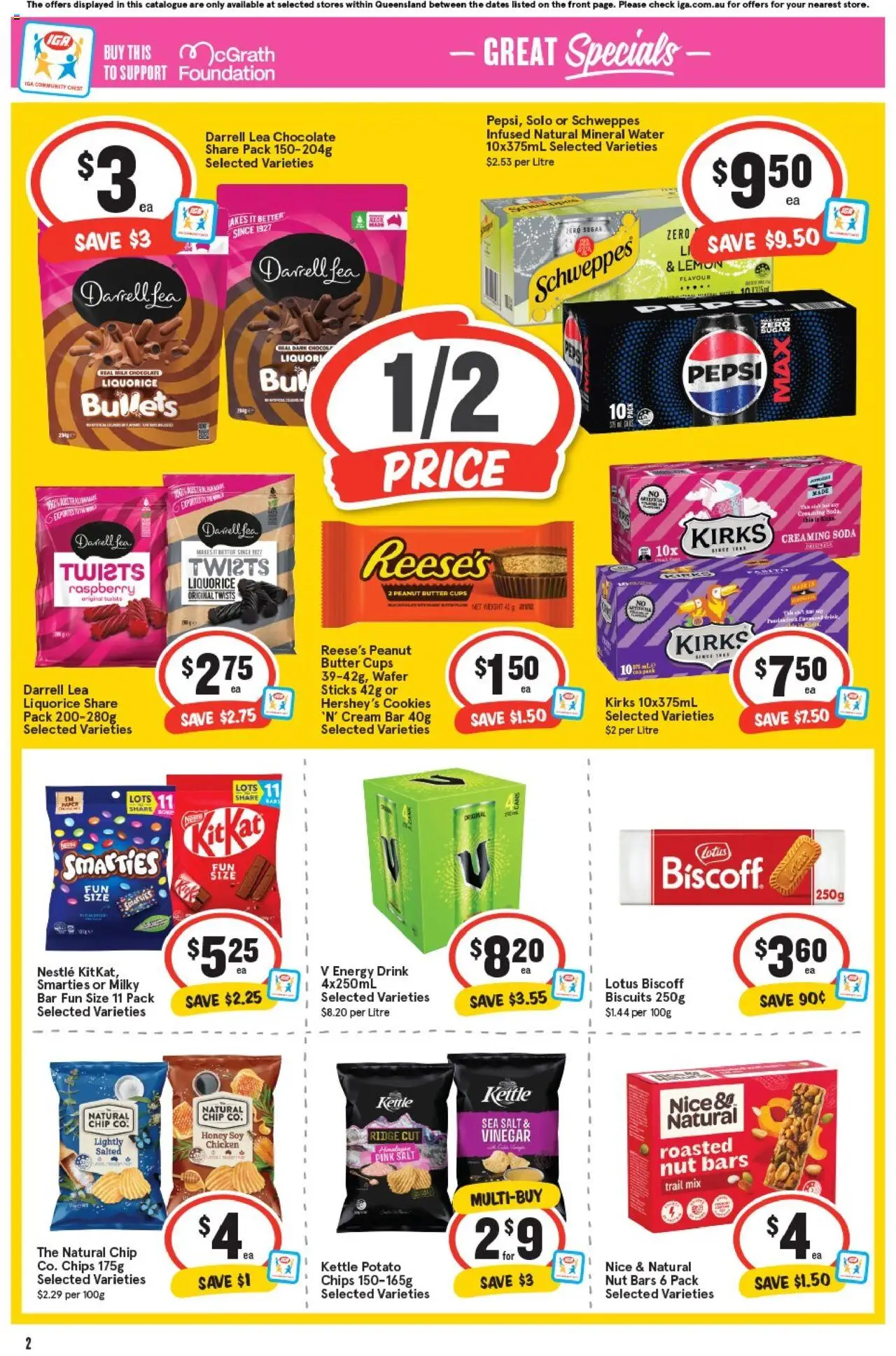 IGA catalogue - valid from 17.09.2025 | Page: 5 | Products: Butter, Chocolate, Biscuits, Raspberry