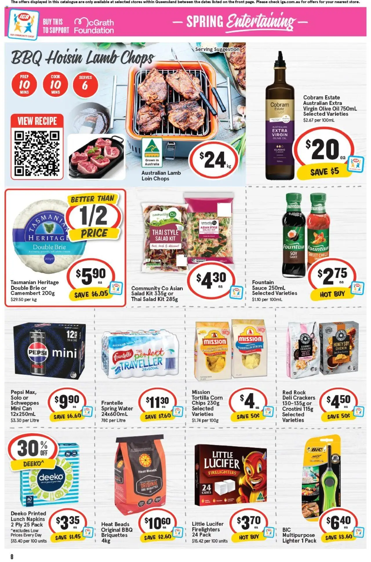 IGA catalogue - valid from 17.09.2025 | Page: 11 | Products: Cheese, Olive oil, Salad, Sauce