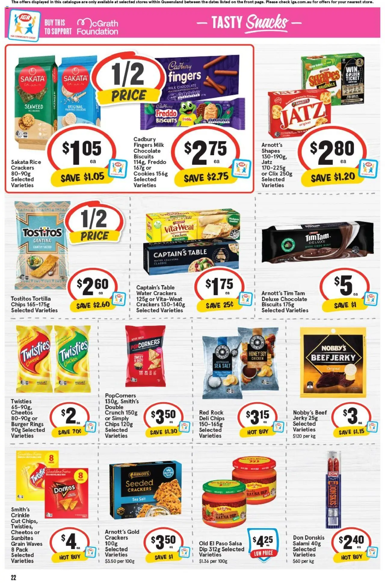 IGA catalogue - valid from 17.09.2025 | Page: 21 | Products: Salami, Honey, Salt, Salsa