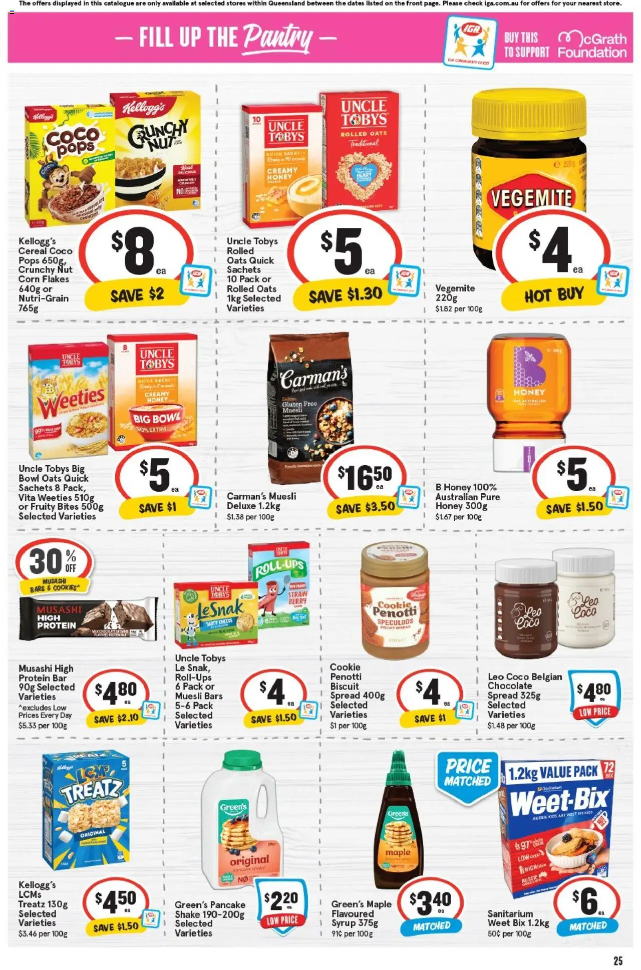 IGA catalogue - valid from 17.09.2025 | Page: 24 | Products: Chocolate, Cereal, Flakes, Foundation