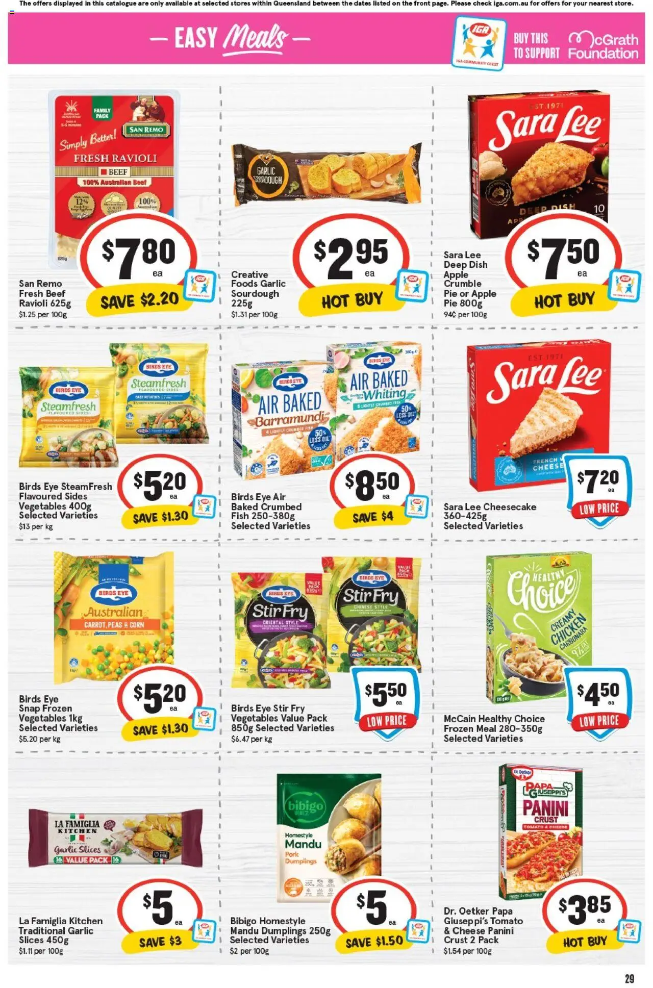 IGA catalogue - valid from 17.09.2025 | Page: 28 | Products: Oil, Pork, Beef, Vegetables