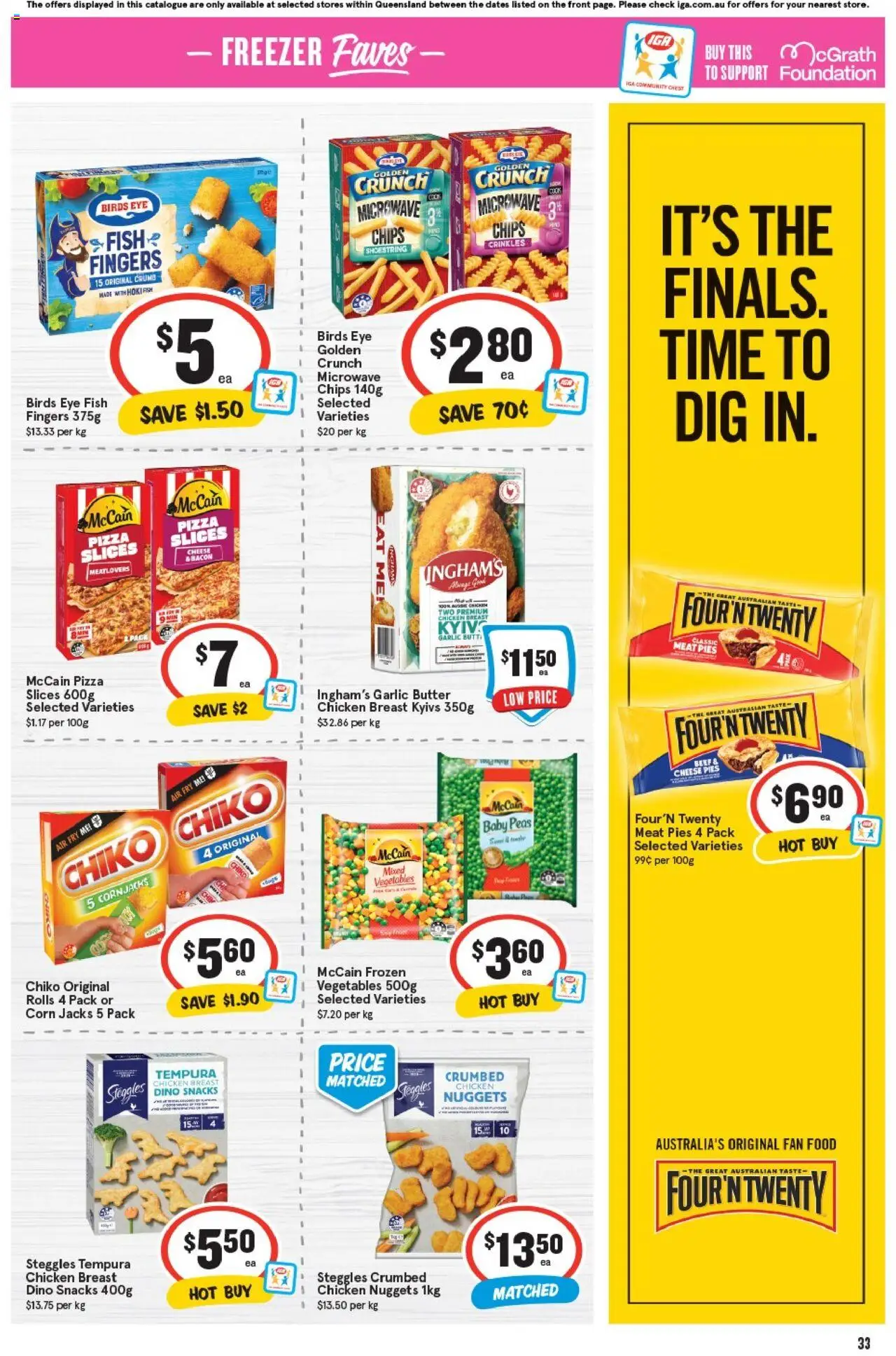 IGA catalogue - valid from 17.09.2025 | Page: 32 | Products: Chicken, Vegetables, Garlic, Microwave