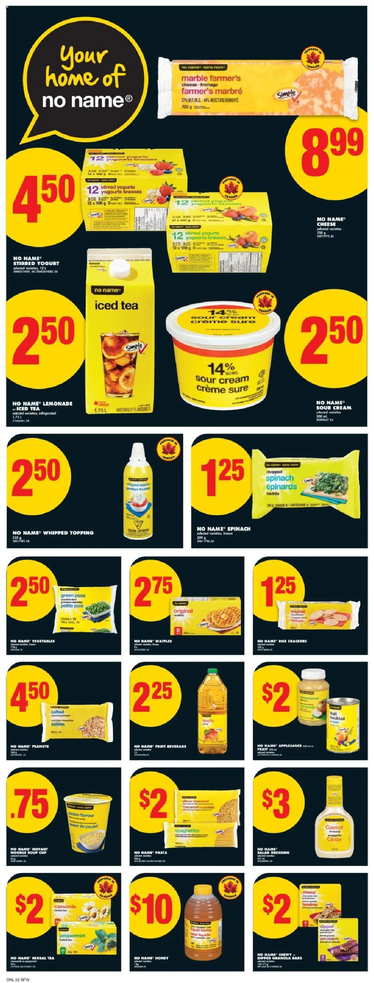 No Frills flyer valid from 18.09.2025 | Page: 9 | Products: Rice, Sour cream, Salad, Cheese