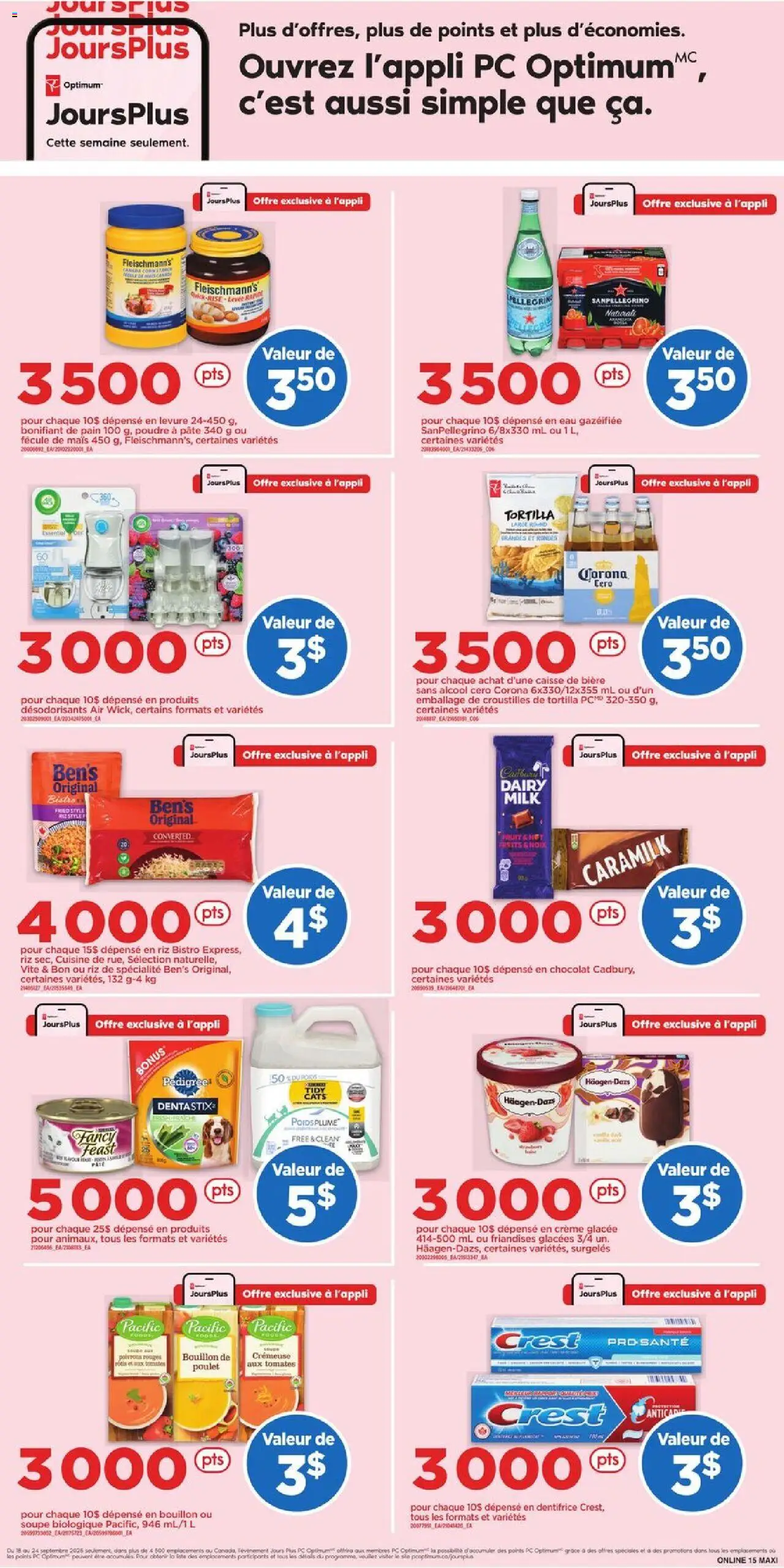 Maxi flyer valid from 18.09.2025 | Page: 18 | Products: PC, Milk