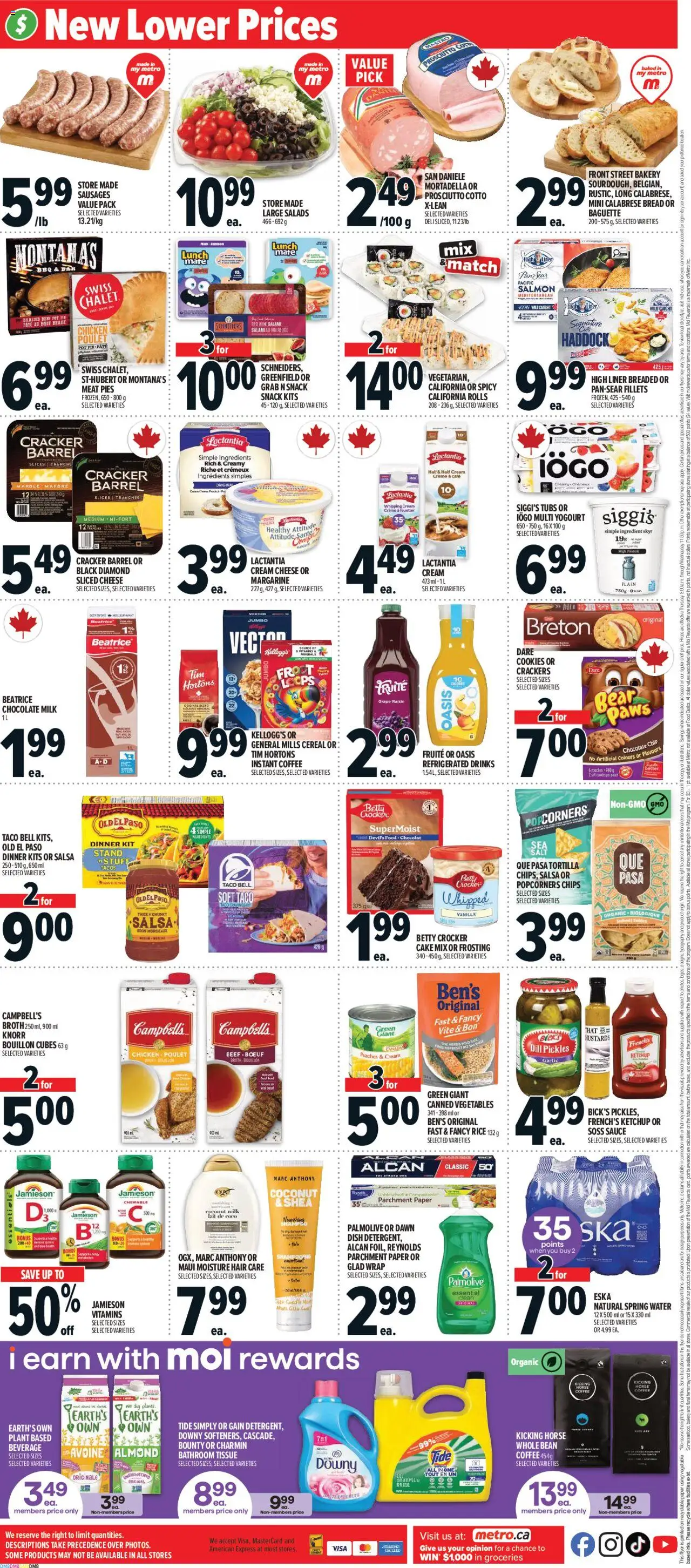 Metro flyer valid from 11.09.2025 | Page: 4 | Products: Milk, Coffee, Chocolate, Chicken