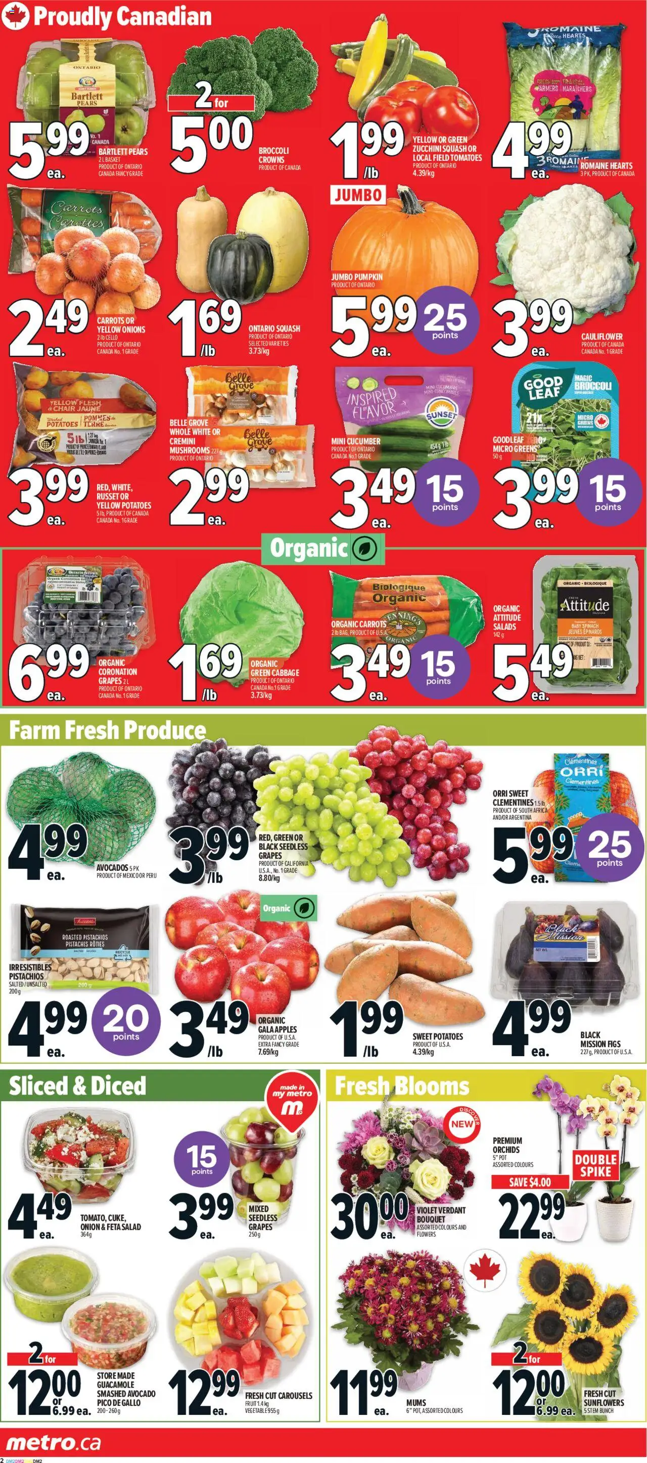Metro flyer valid from 11.09.2025 | Page: 6 | Products: Cucumbers, Salad, Potatoes, Tomatoes