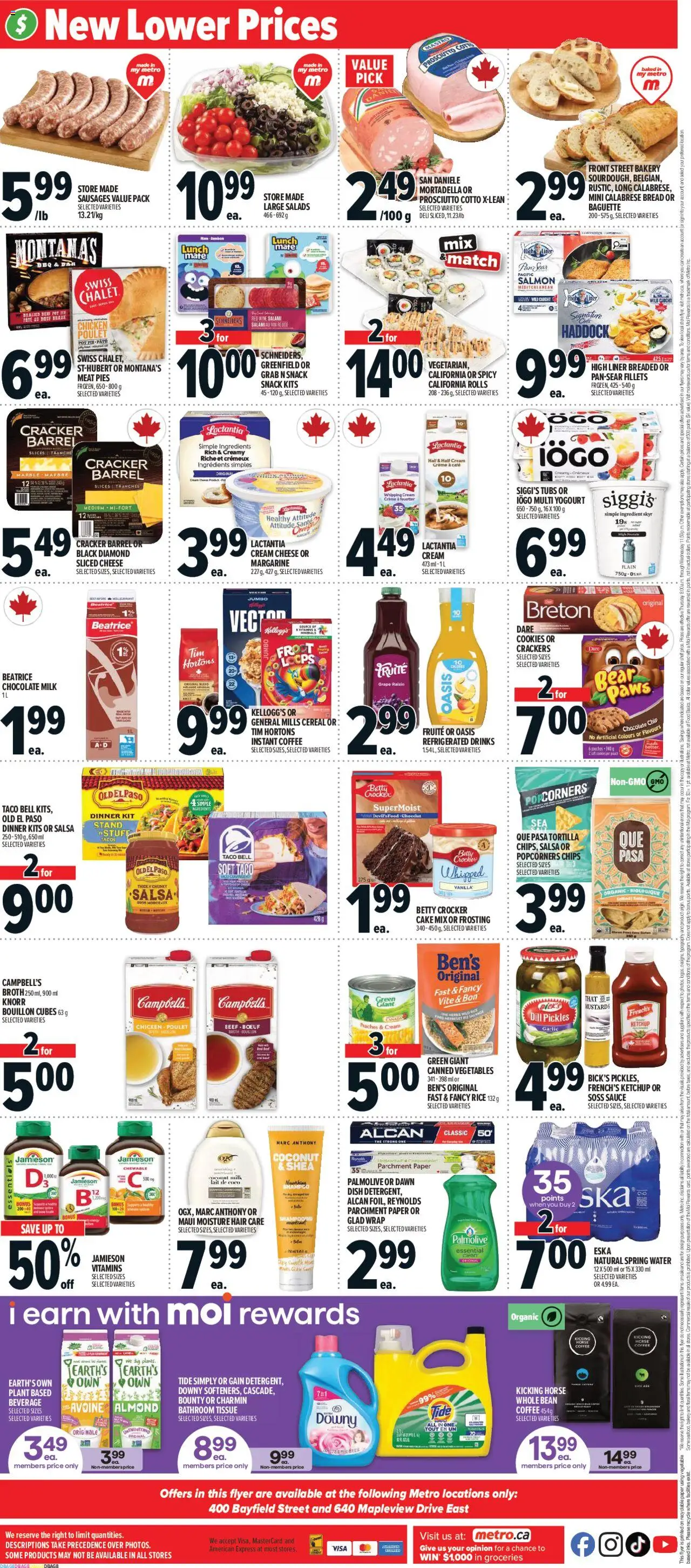 Metro flyer valid from 11.09.2025 | Page: 4 | Products: Cheese, Bread, Chocolate, Salami