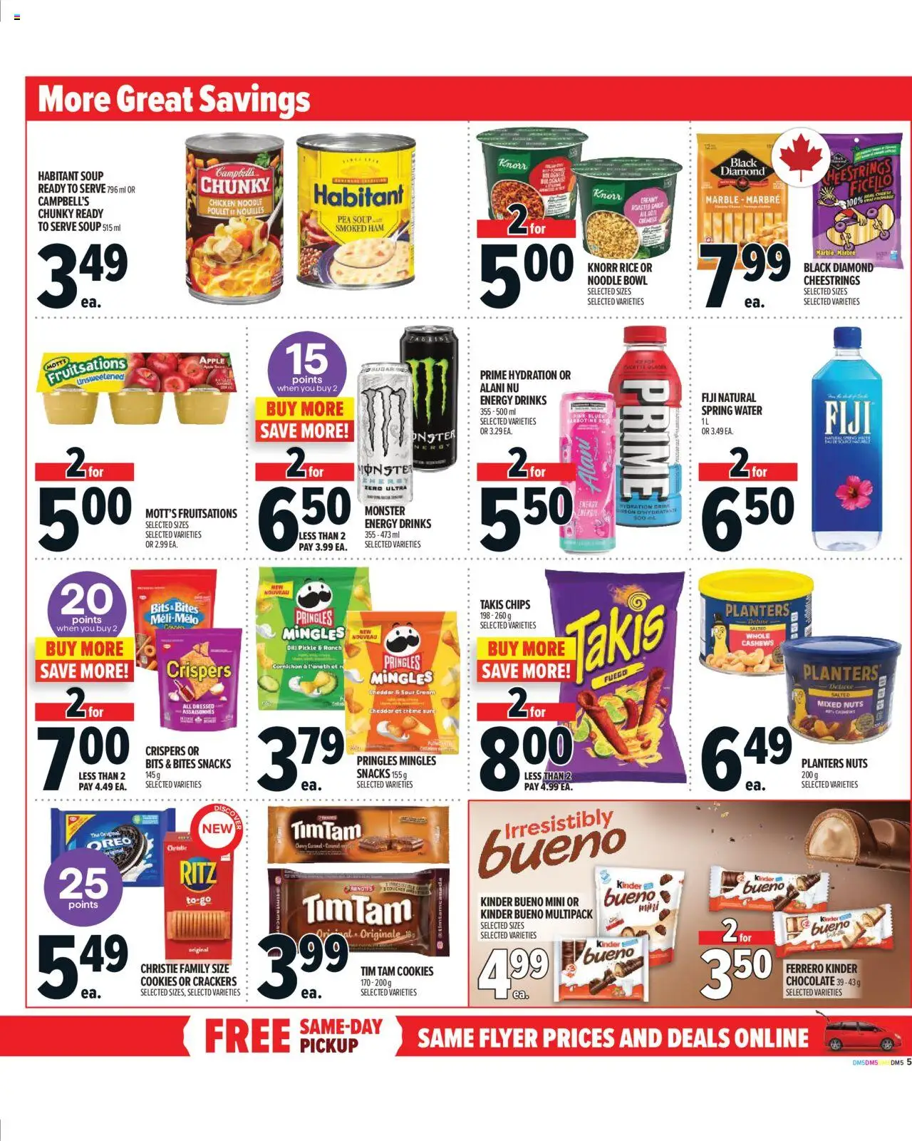 Metro flyer valid from 11.09.2025 | Page: 9 | Products: Sour cream, Nuts, Chocolate, Ham
