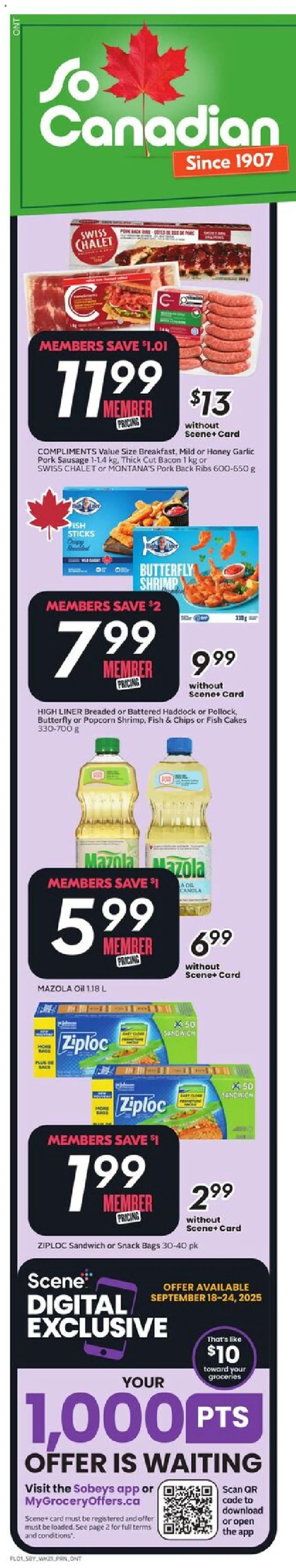 Sobeys flyer valid from 18.09.2025 | Page: 2