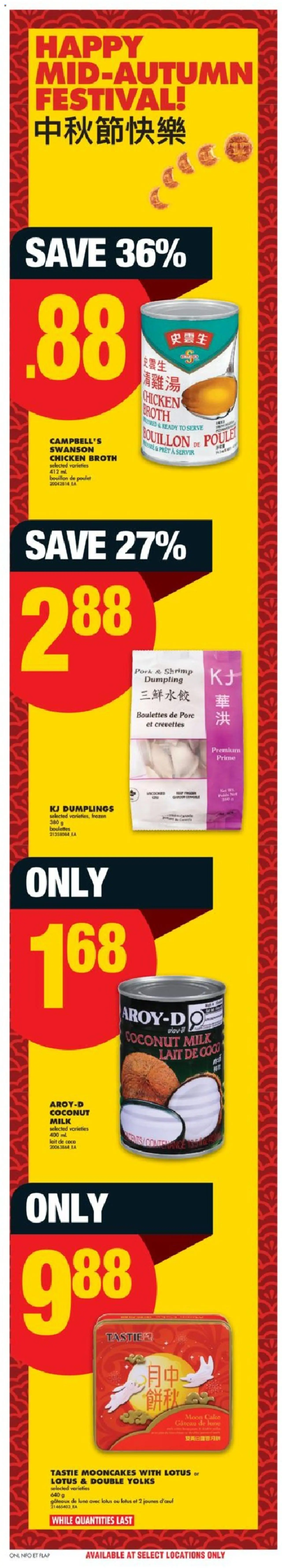 No Frills flyer valid from 18.09.2025 | Page: 16 | Products: Milk, Chicken, Pork