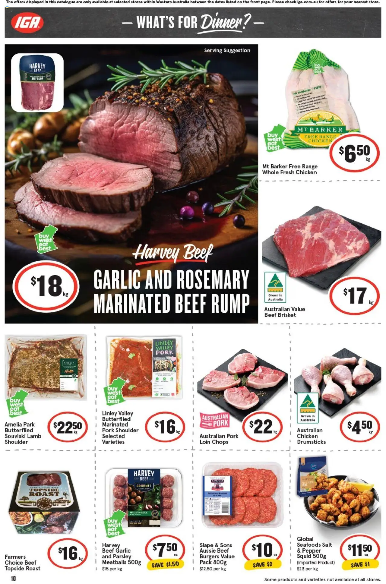 IGA catalogue - valid from 17.09.2025 | Page: 13 | Products: Chicken, Pork, Salt, Pepper