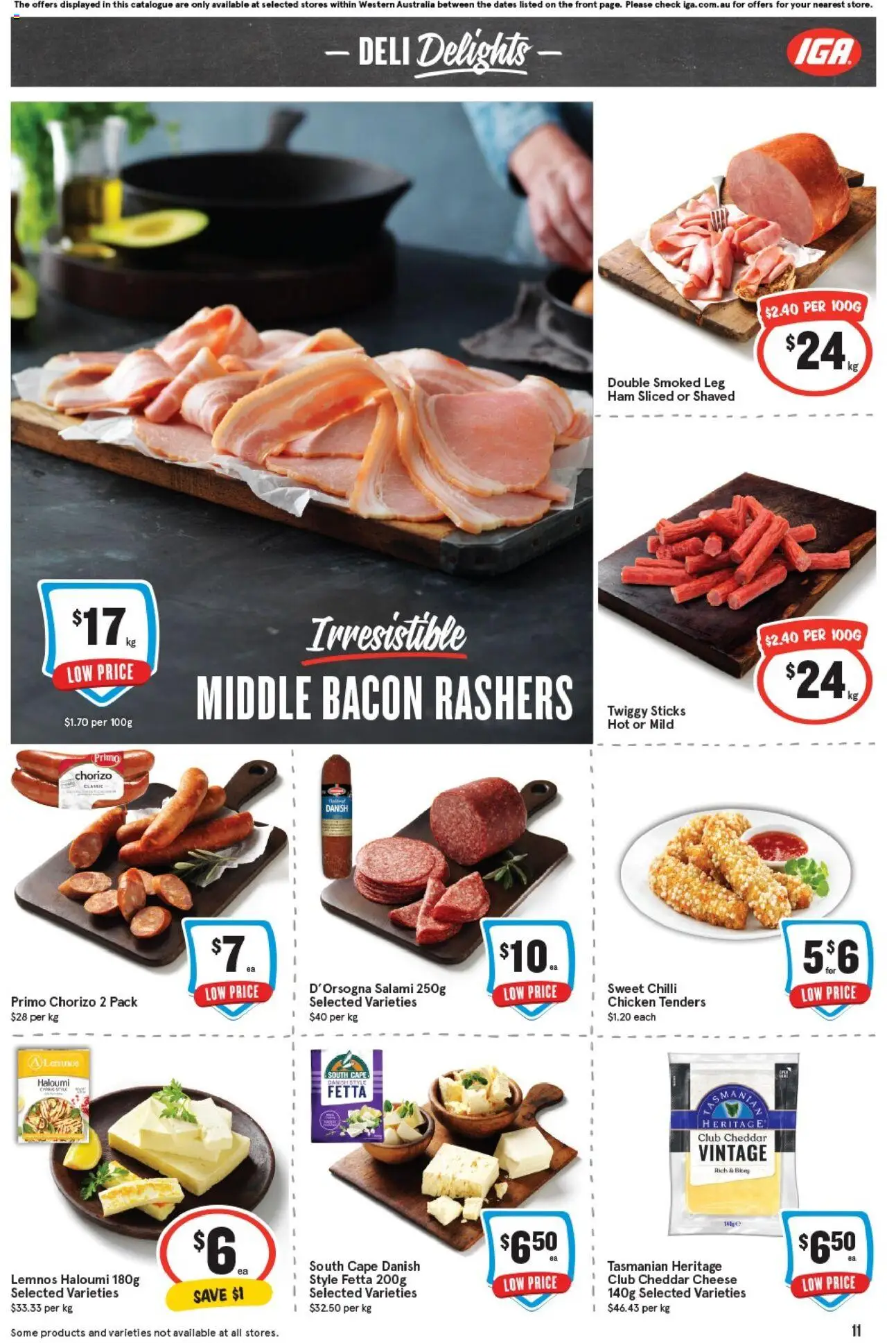 IGA catalogue - valid from 17.09.2025 | Page: 14 | Products: Bacon, Ham, Chicken, Chilli