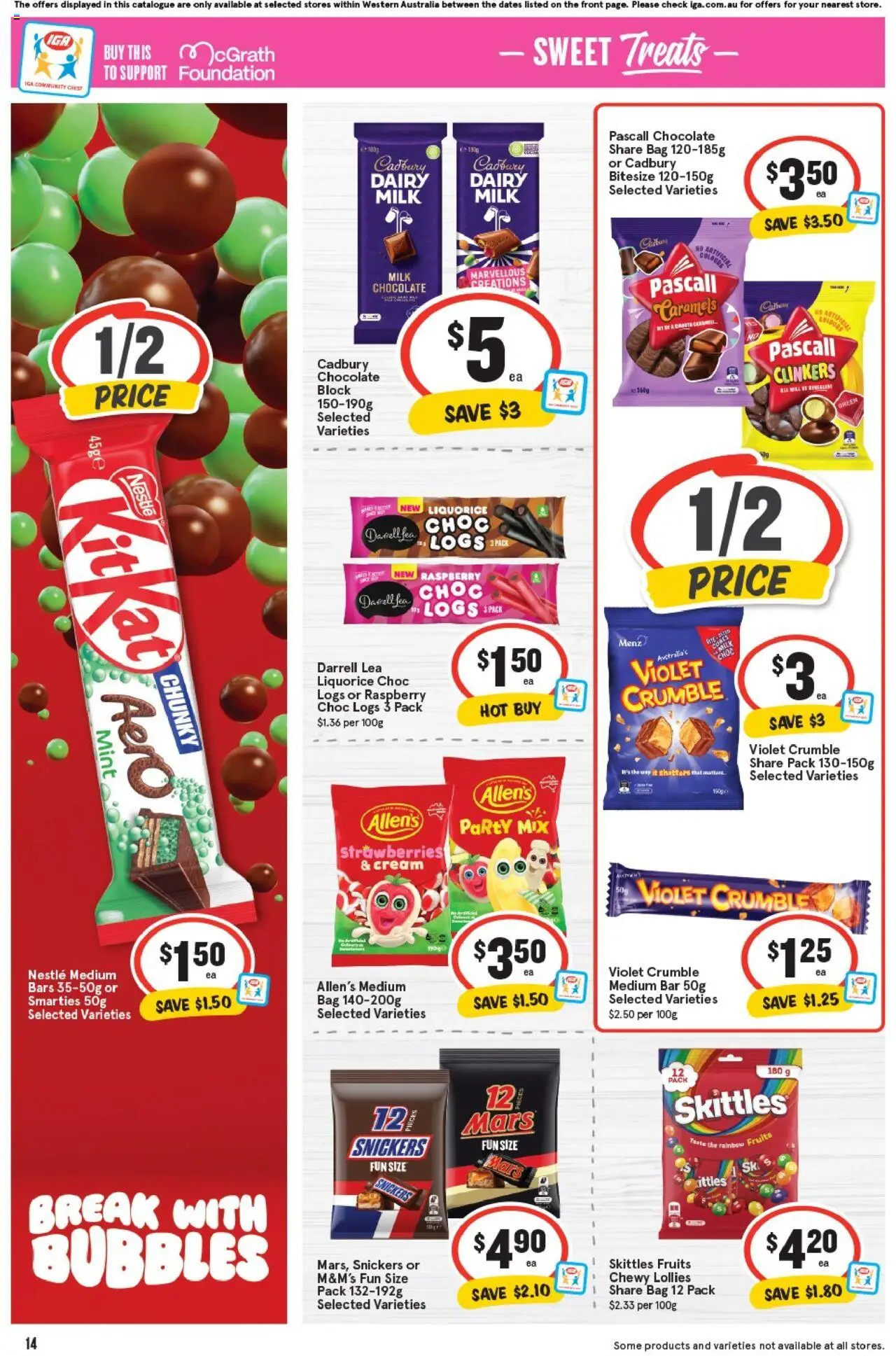 IGA catalogue - valid from 17.09.2025 | Page: 17 | Products: Dairy, Chocolate, Lollies, Strawberries