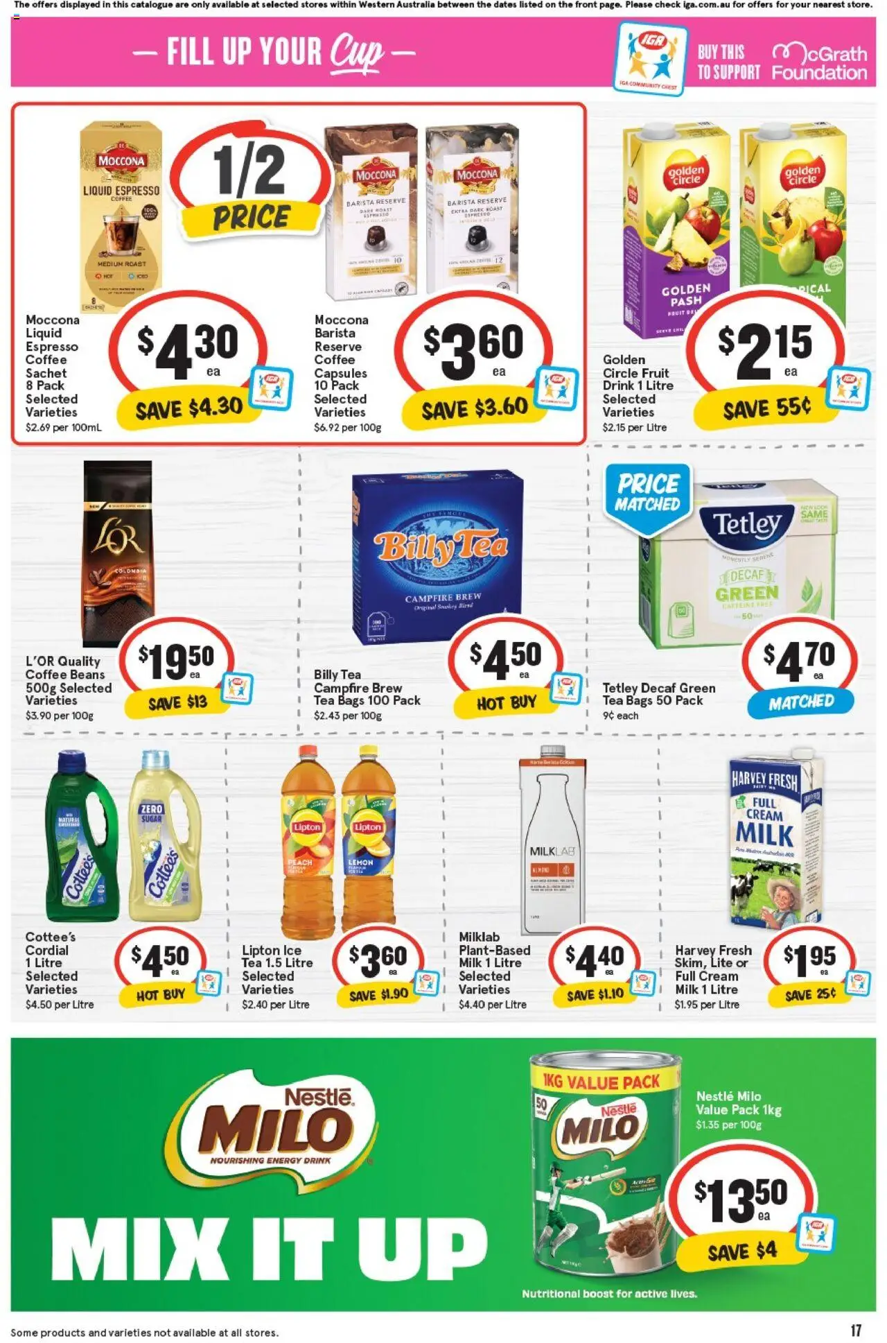 IGA catalogue - valid from 17.09.2025 | Page: 20 | Products: Cream, Sugar, Peach, Foundation