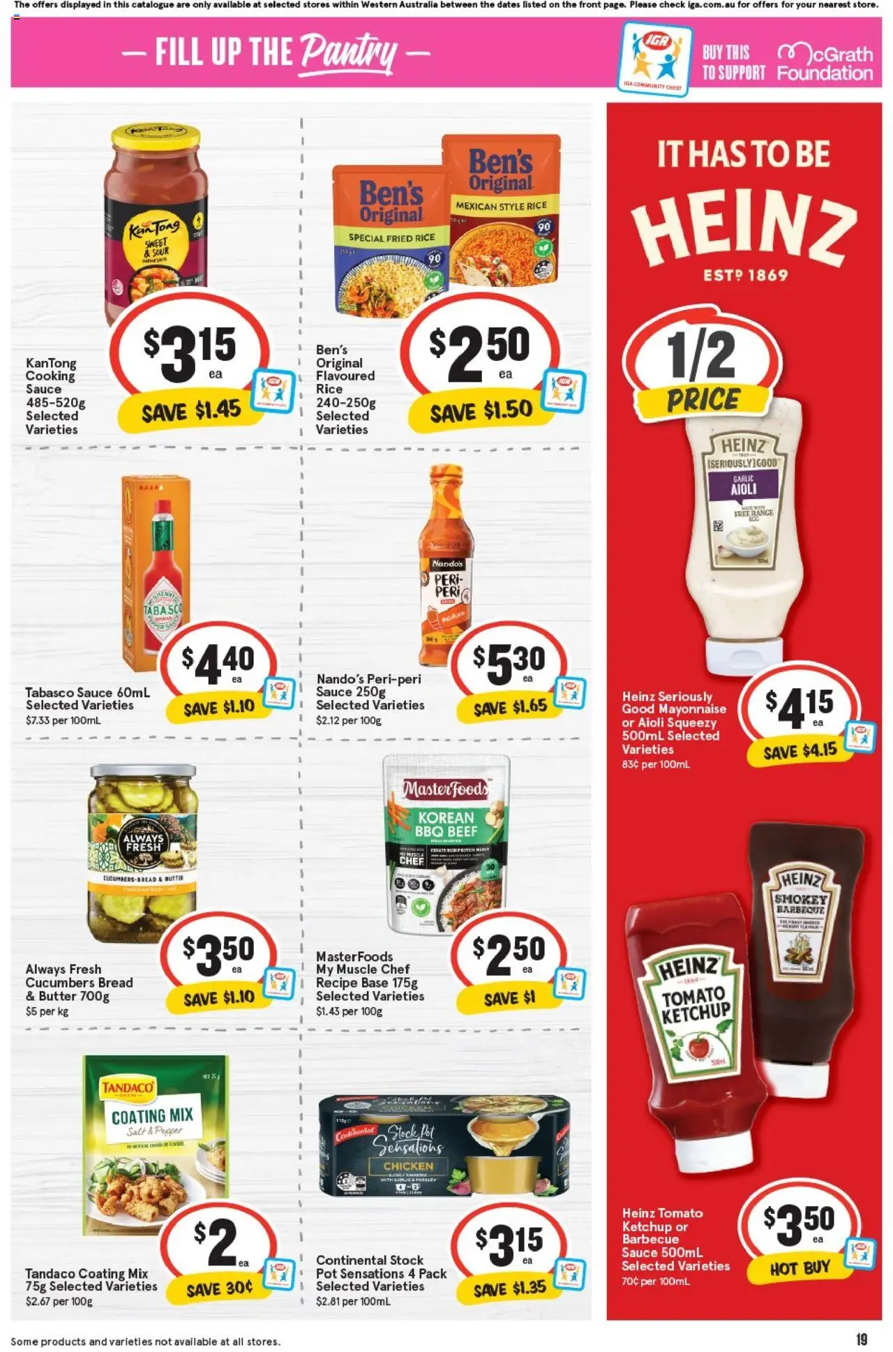 IGA catalogue - valid from 17.09.2025 | Page: 22 | Products: Chicken, Mayonnaise, Salt, Garlic