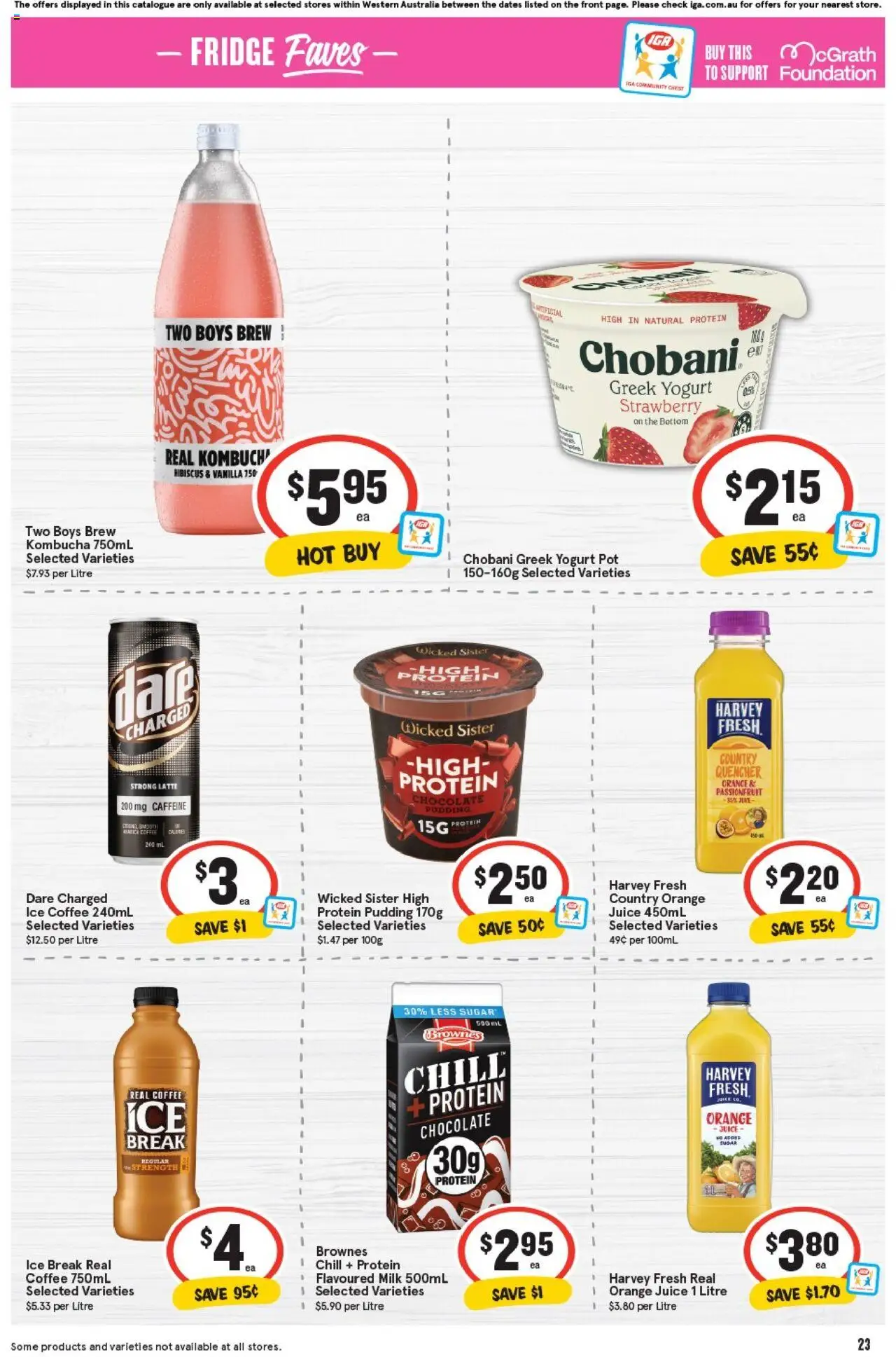 IGA catalogue - valid from 17.09.2025 | Page: 26 | Products: Milk, Juice, Pudding, Foundation