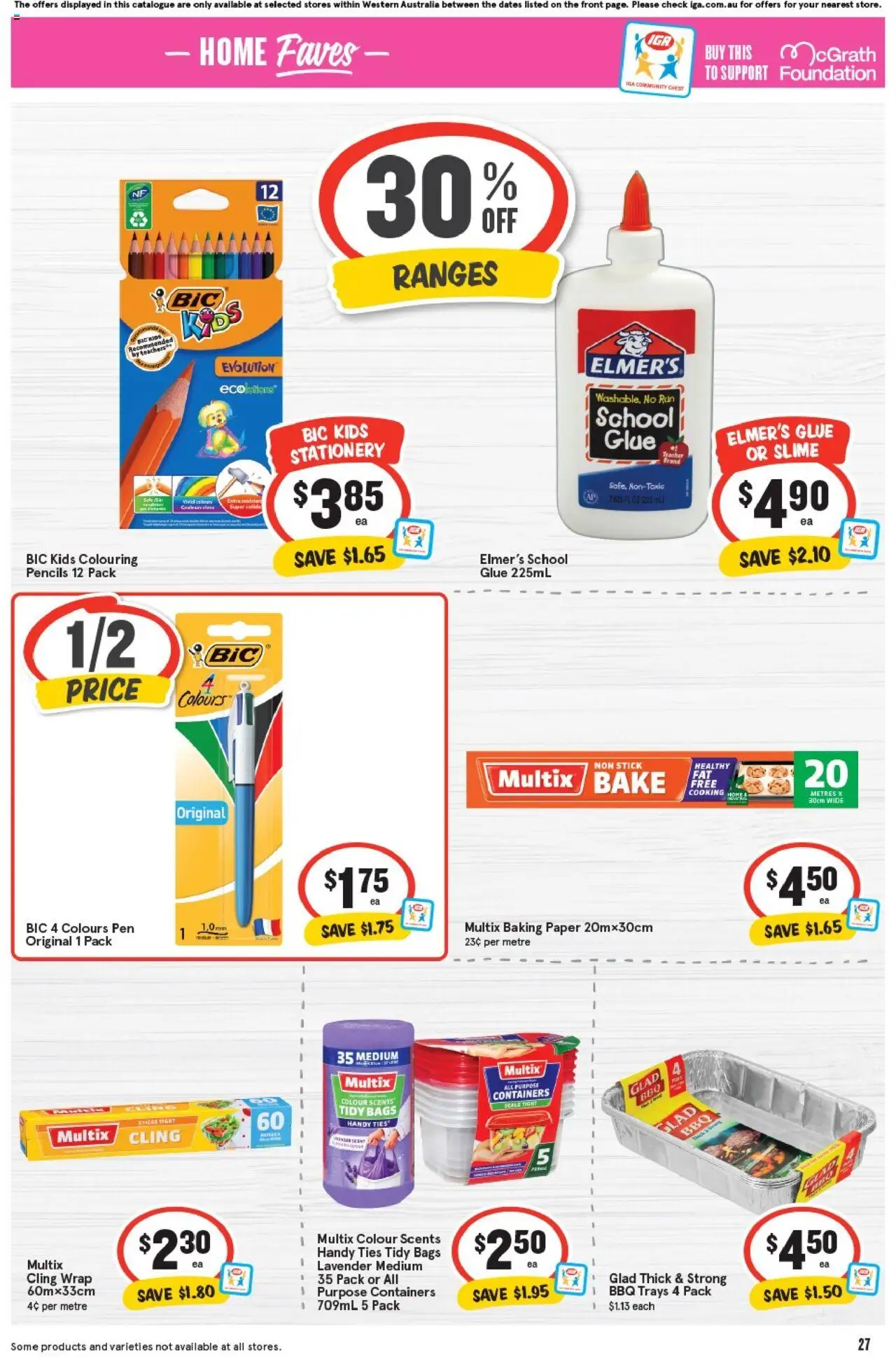 IGA catalogue - valid from 17.09.2025 | Page: 30 | Products: Foundation, Glue