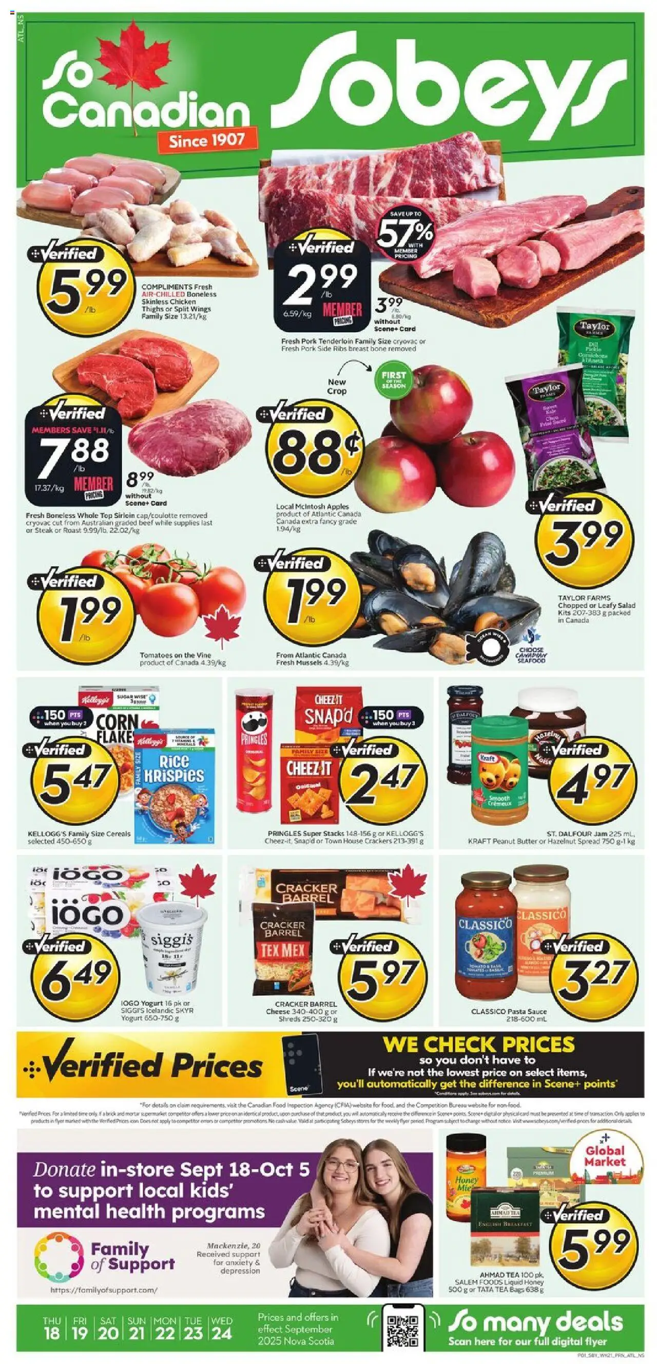 Sobeys flyer valid from 18.09.2025 | Page: 1