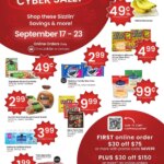 Albertsons sales ad Wednesday 17 September Cyber Sale