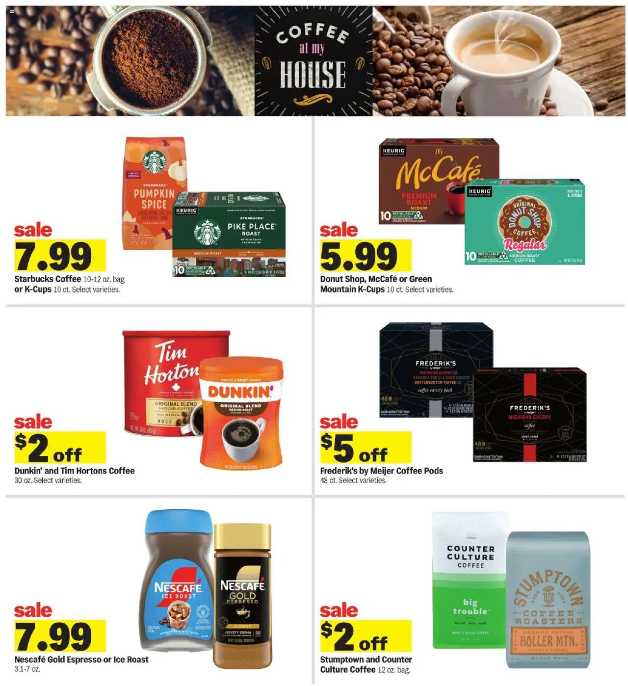 Meijer Weekly Ad - valid from 17.09.2025 | Page: 10 | Products: Coffee, Pumpkin, Bag