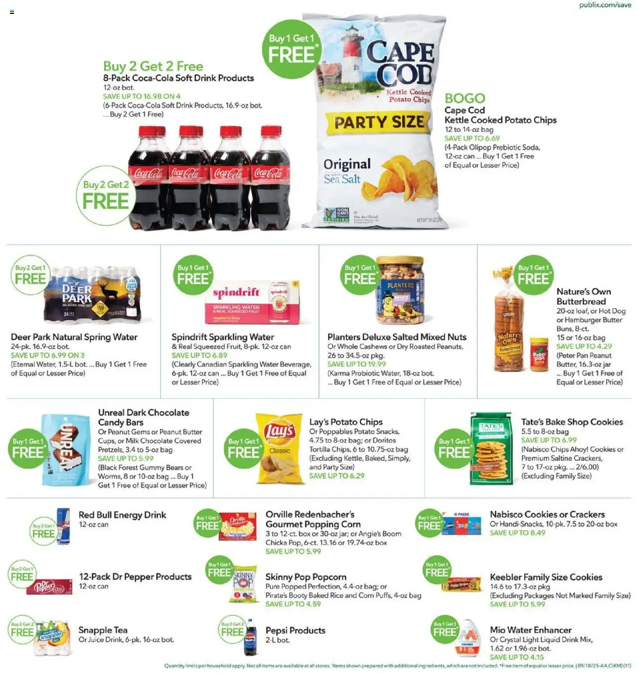 Publix Weekly Ad - valid from 17.09.2025 | Page: 11 | Products: Box, Rice, Lime, Bag