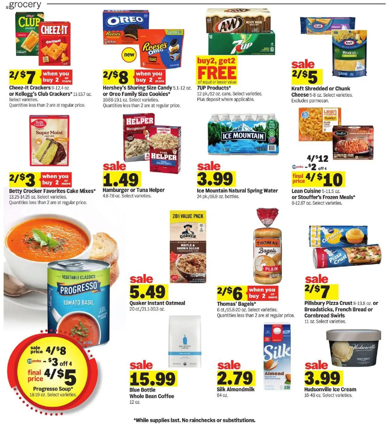 Meijer Weekly Ad - MI - valid from 17.09.2025 | Page: 3 | Products: Bread, Cream, Water, Sauce