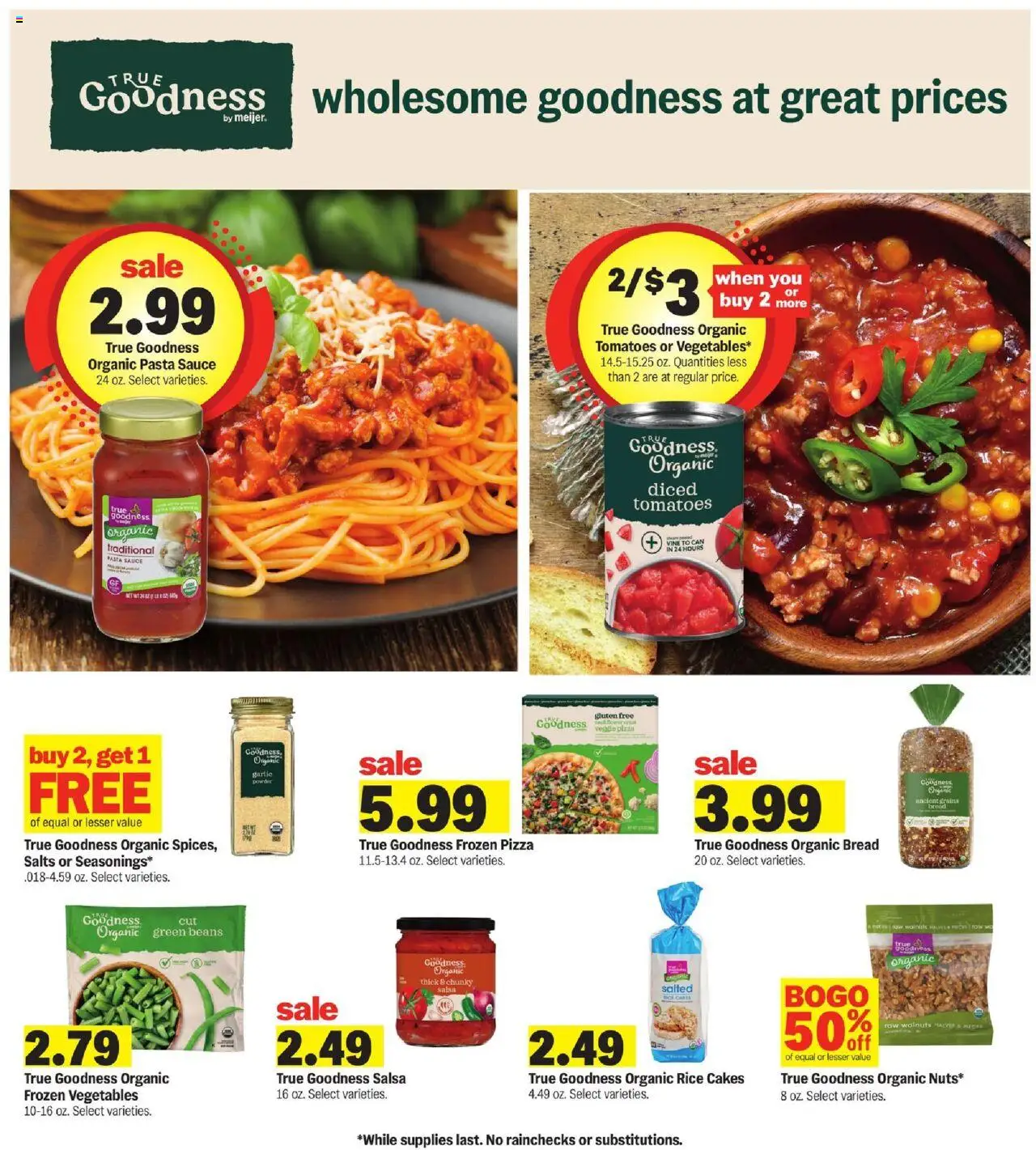 Meijer Weekly Ad - MI - valid from 17.09.2025 | Page: 20 | Products: Wc, Bread, Tomatoes, Vegetables