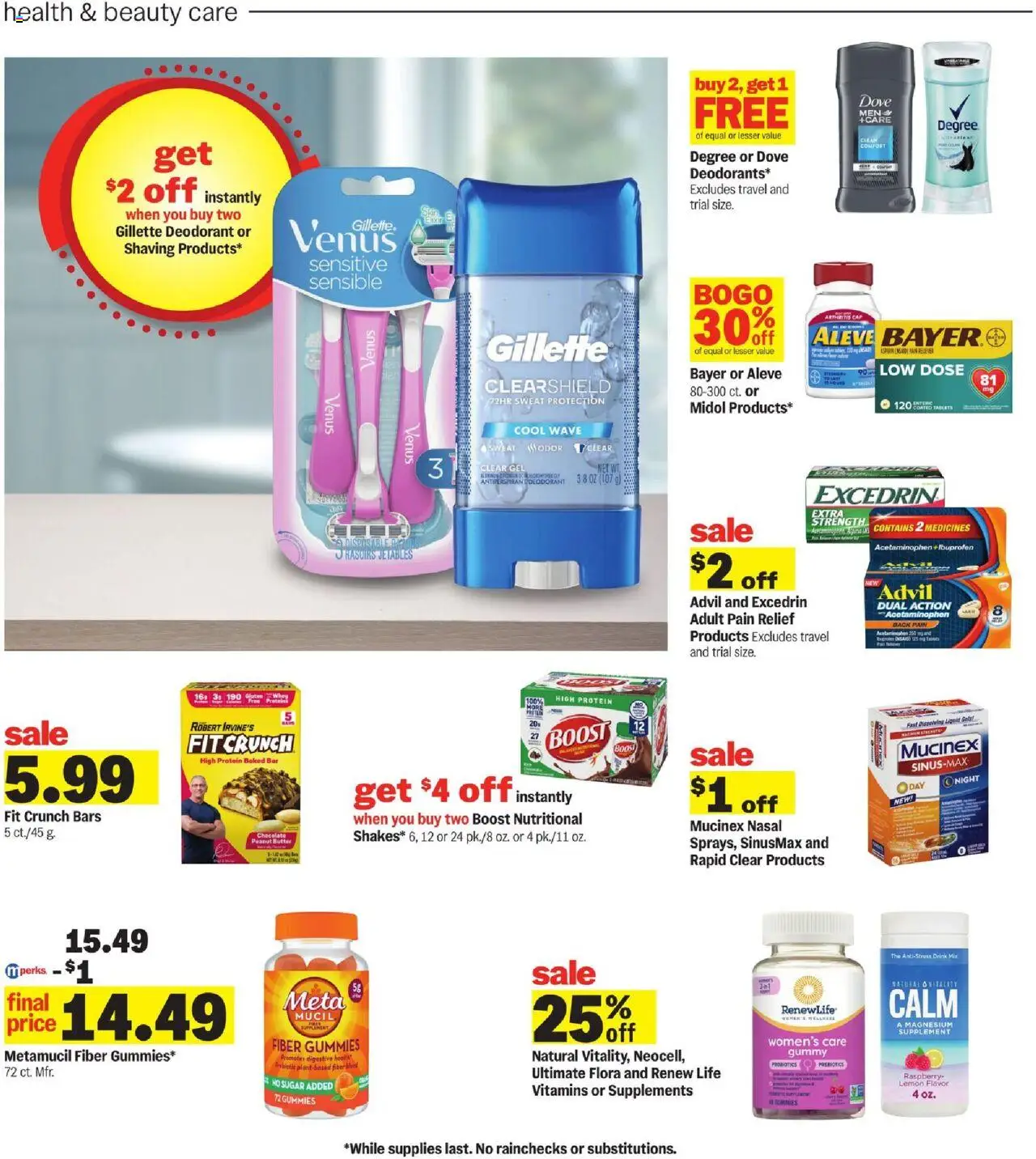 Meijer Weekly Ad - MI - valid from 17.09.2025 | Page: 29 | Products: Chocolate, Deodorant, Cap, Raspberry