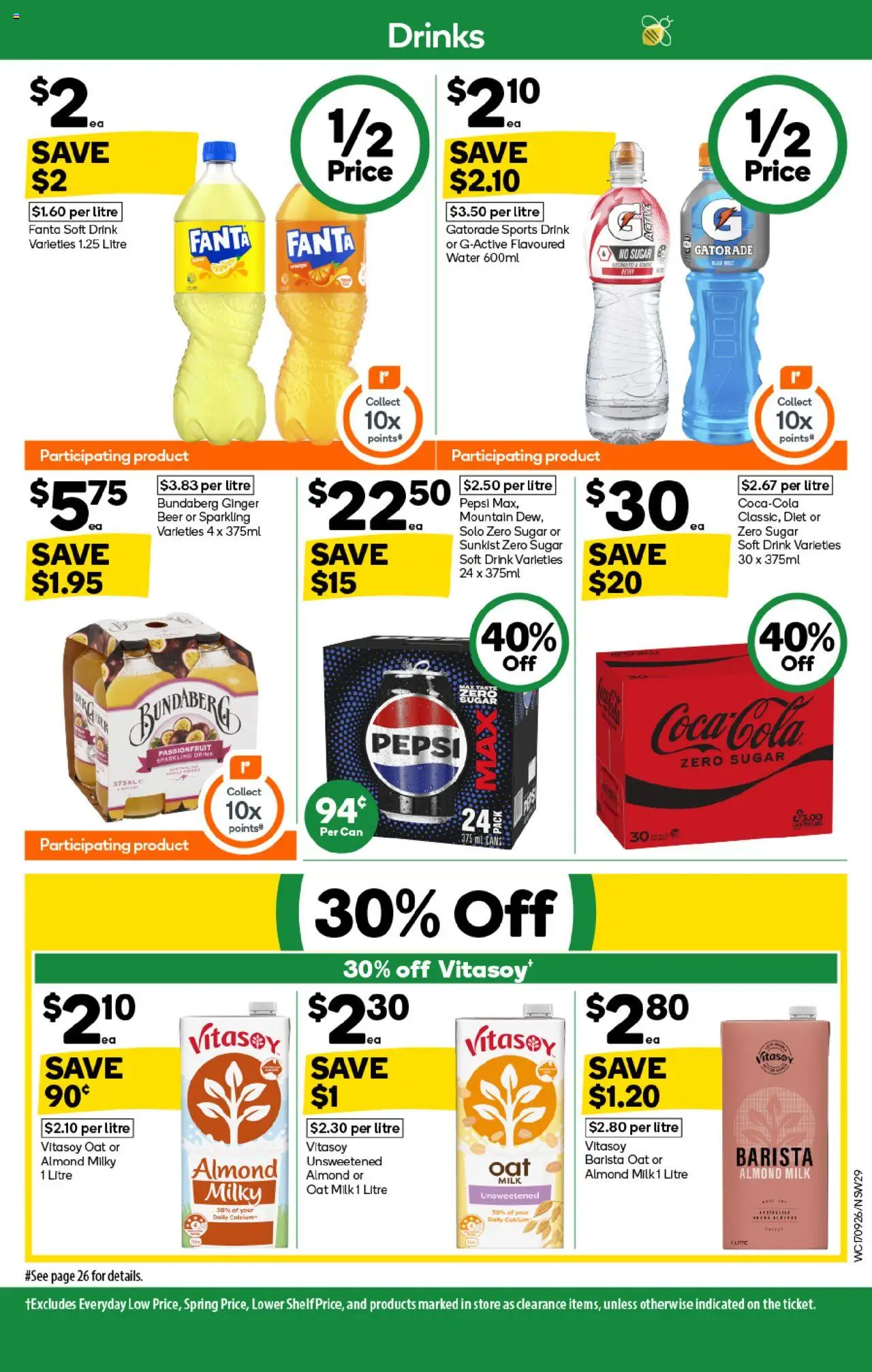Woolworths catalogue - valid from 17.09.2025 | Page: 27 | Products: Milk, Beer, Pepsi, Sugar